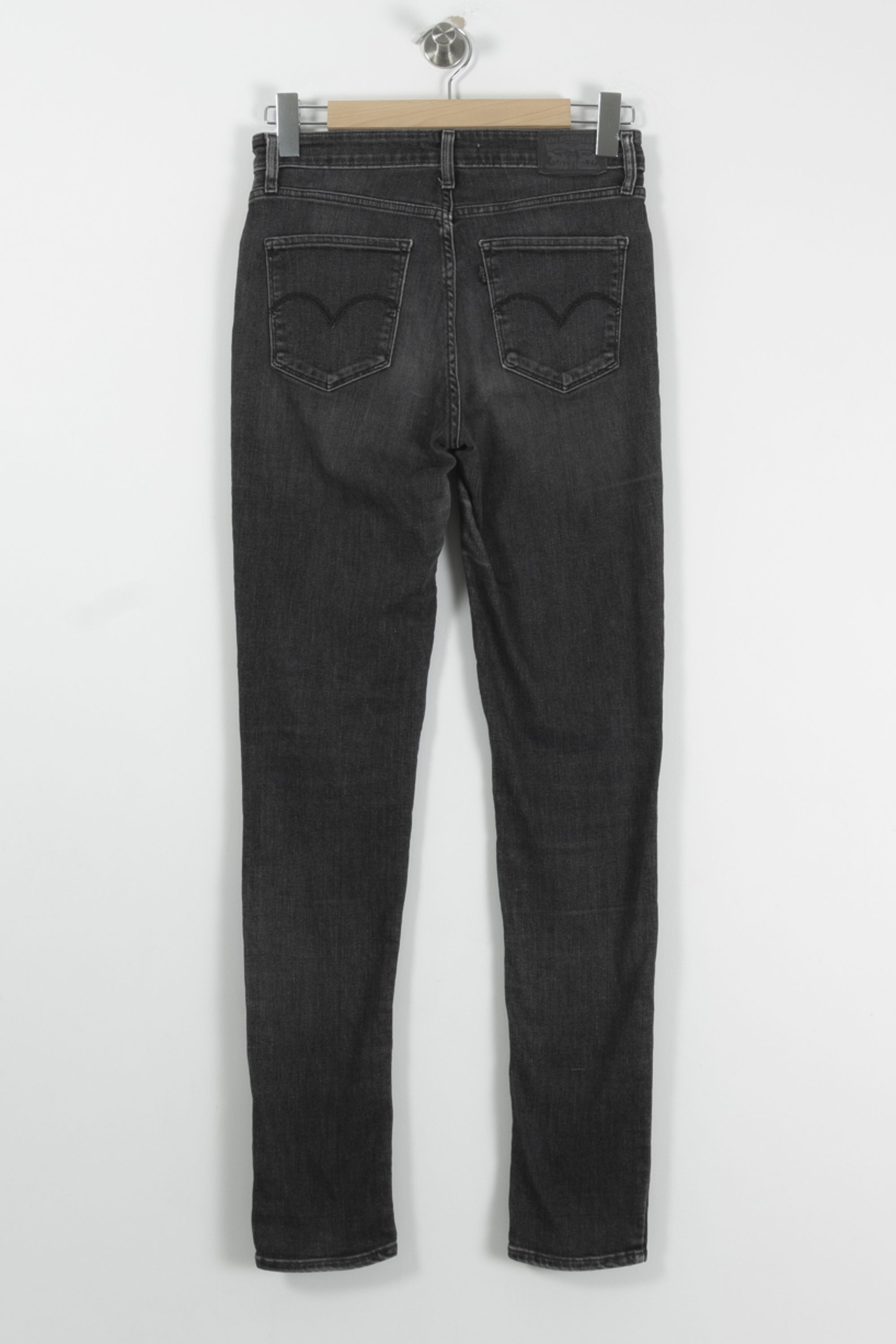 Cropped slim jeans with studs LEVI'S - Seconde main Black