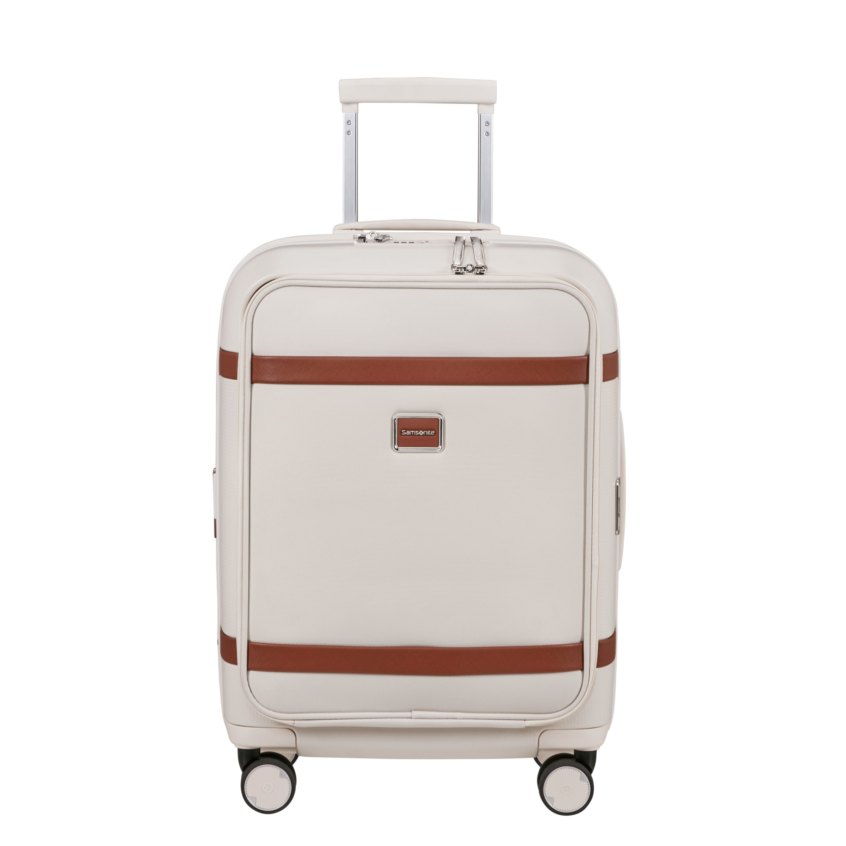 Image suitcase 4 wheels size small Beige