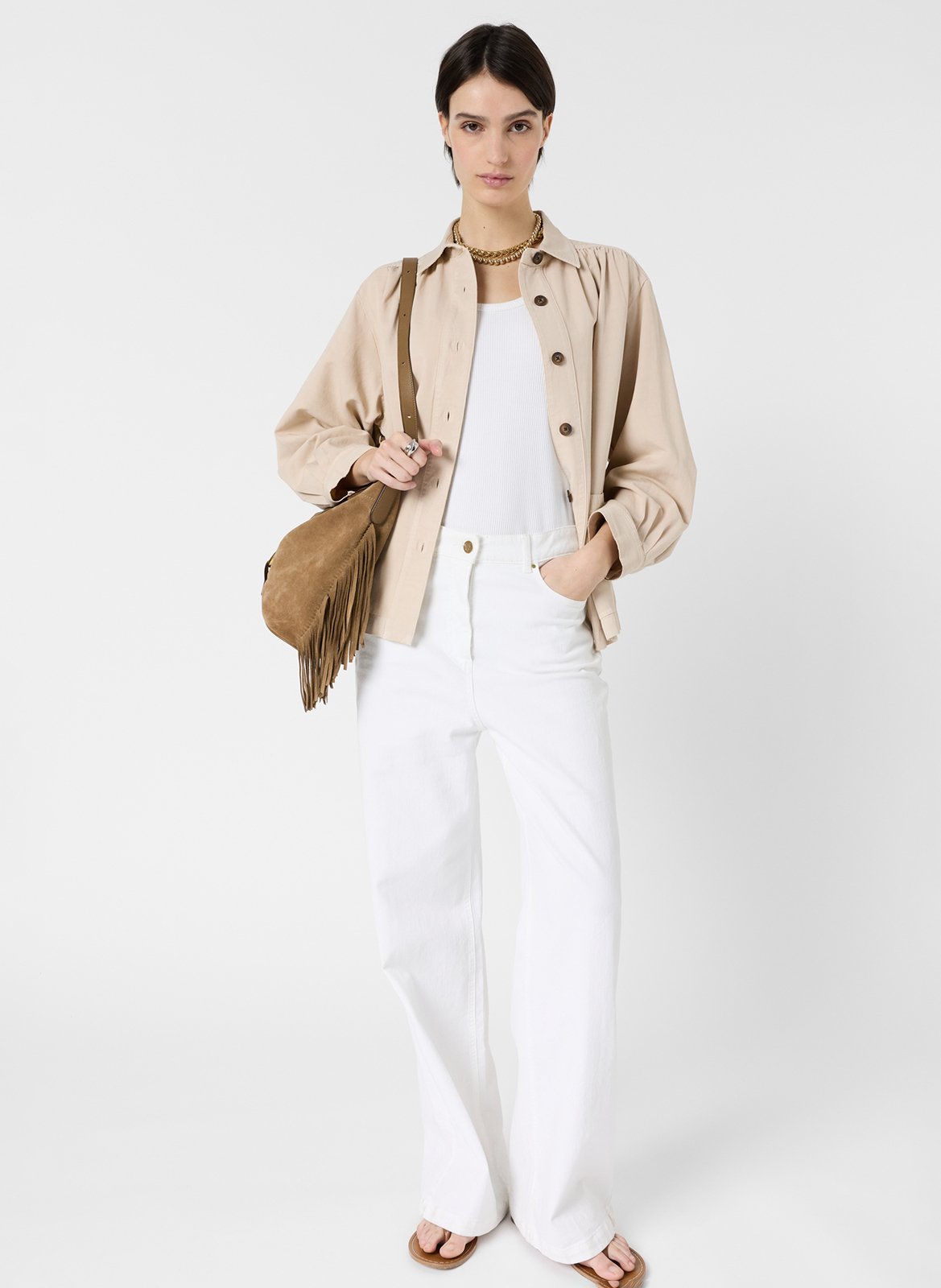 Blouson mit klassischem Kragen GERARD DAREL Beige