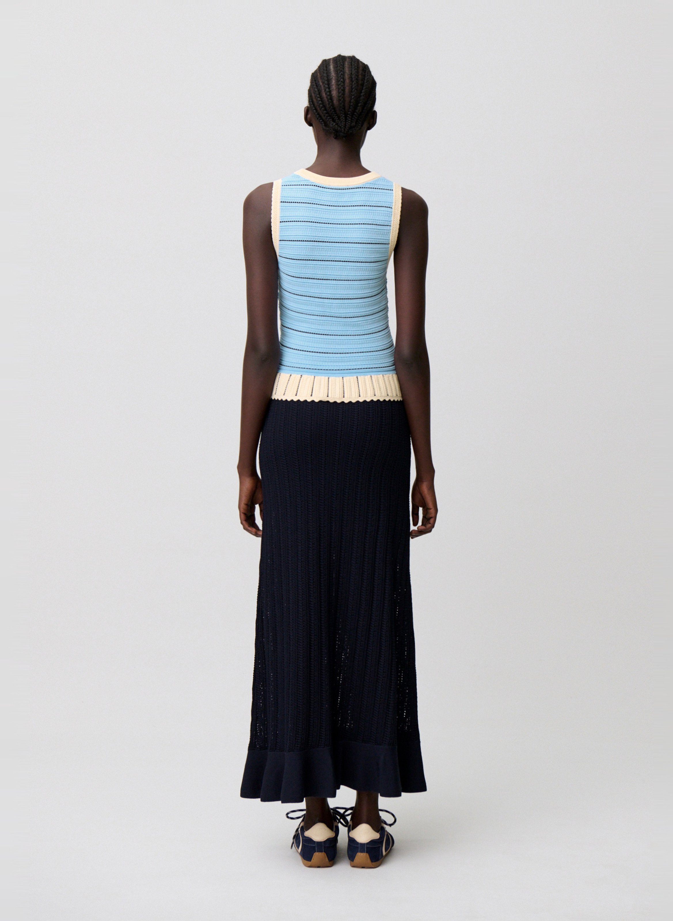 Top en maille ajusté CLAUDIE PIERLOT Multicolore