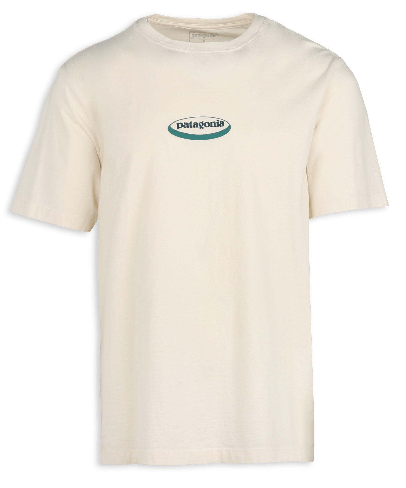 T-shirt van biokatoen met ronde hals PATAGONIA Beige