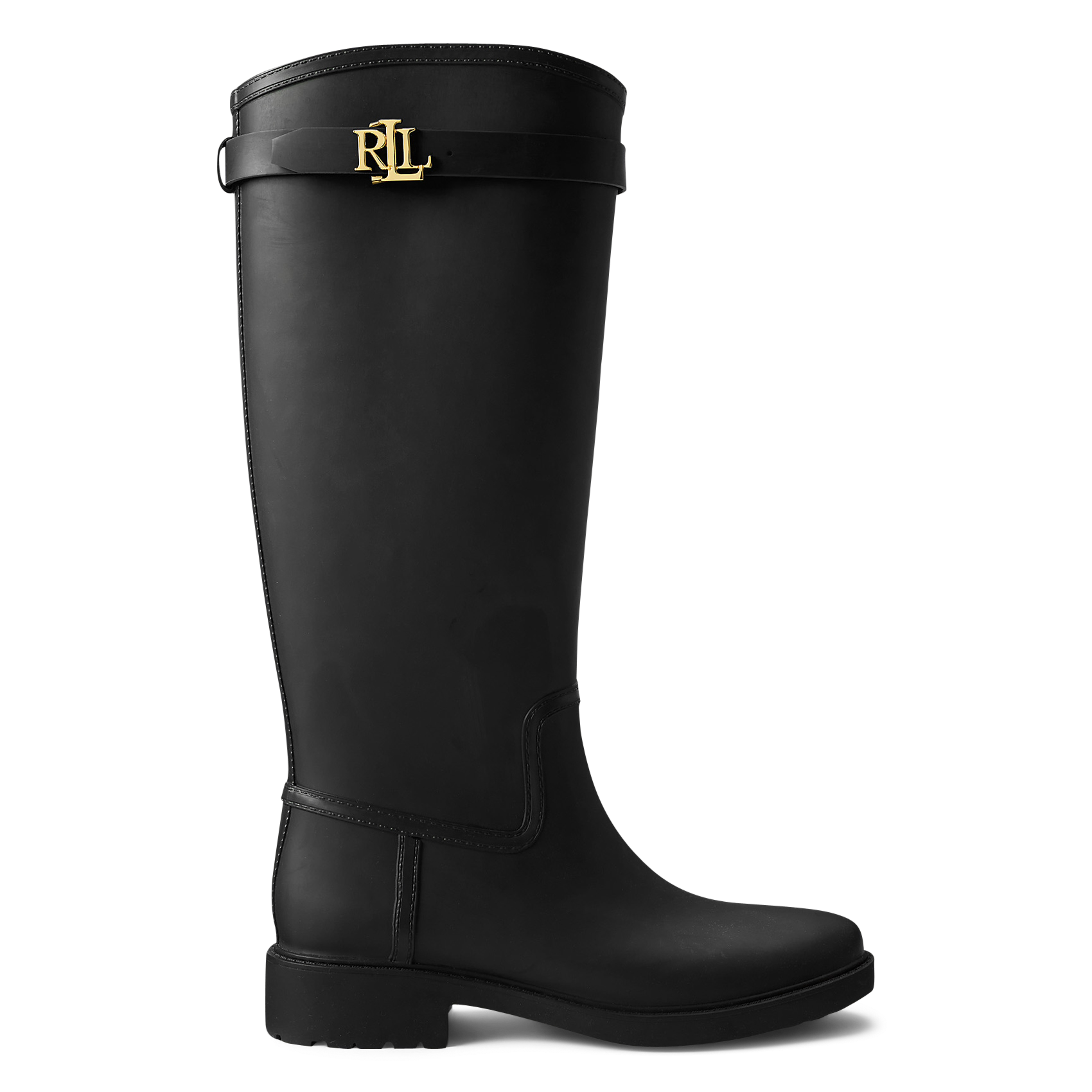 Bottes de pluie unies LAUREN RALPH LAUREN Noir