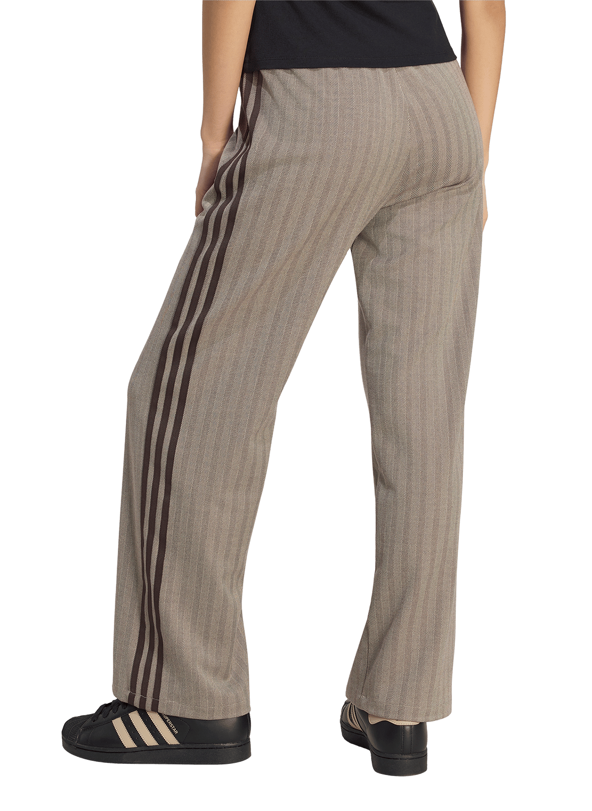 Chevron Knit Sweatpants ADIDAS Brown