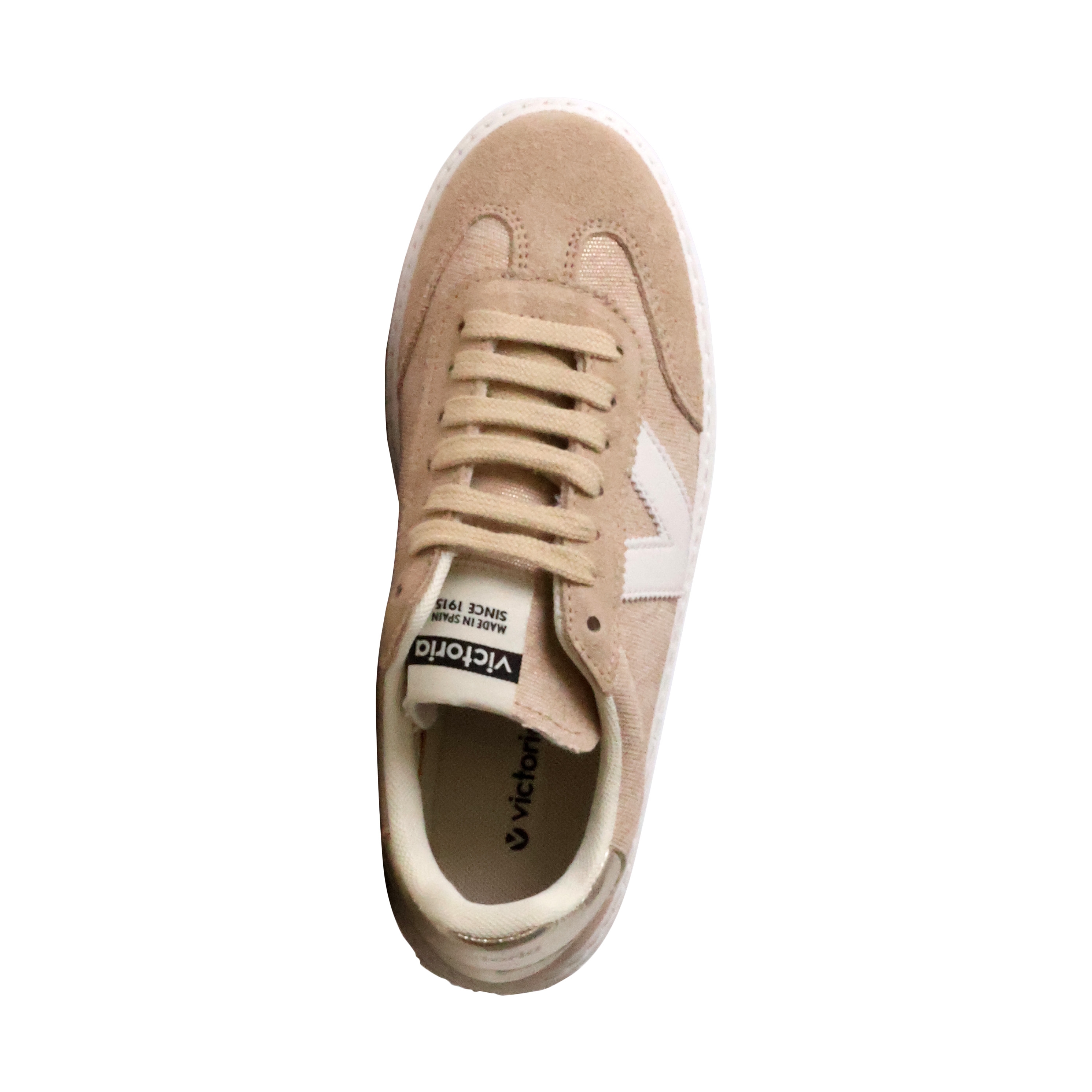 Leather trainers VICTORIA Grey