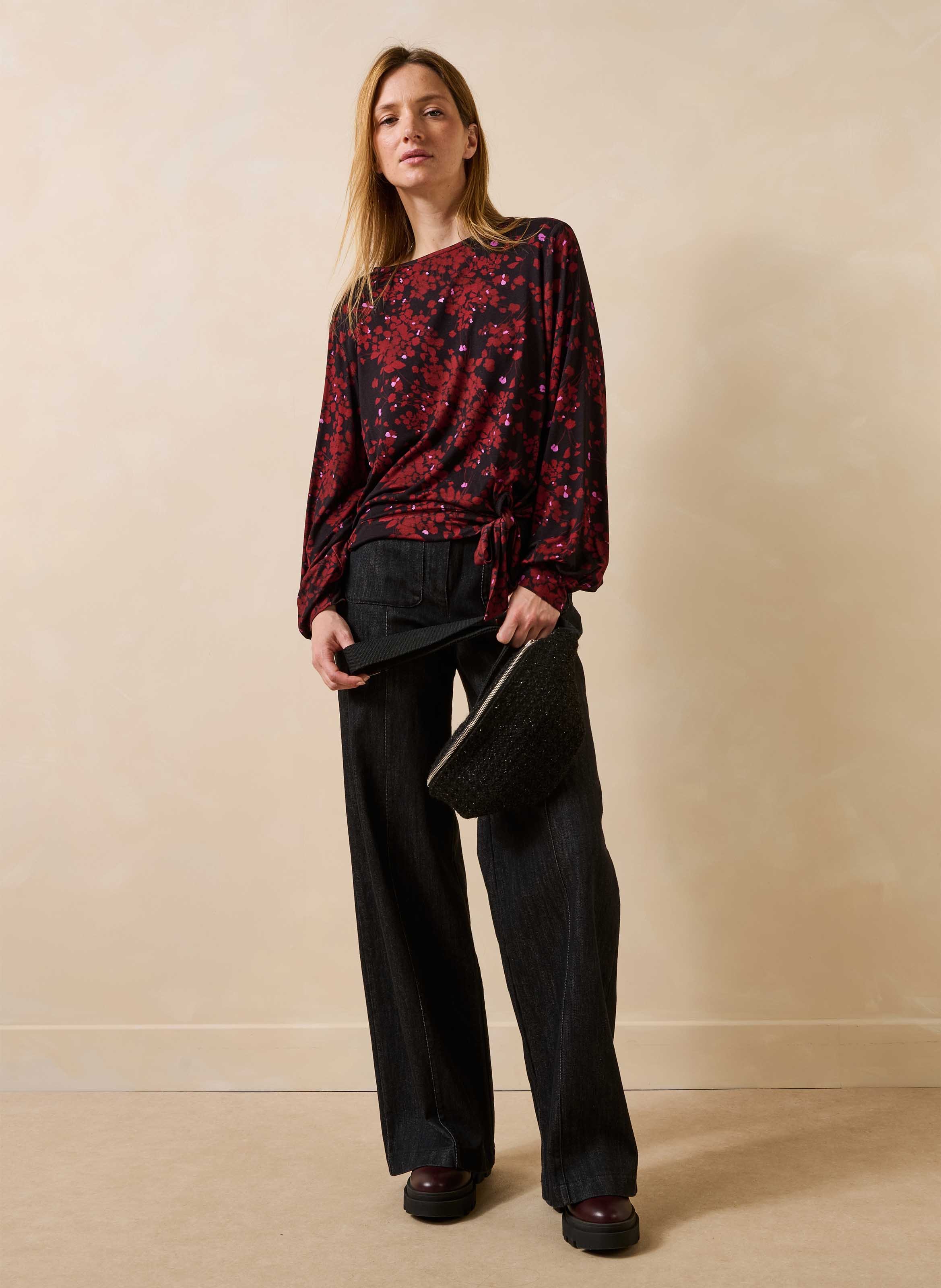 Sac banane  LA FEE MARABOUTEE Noir