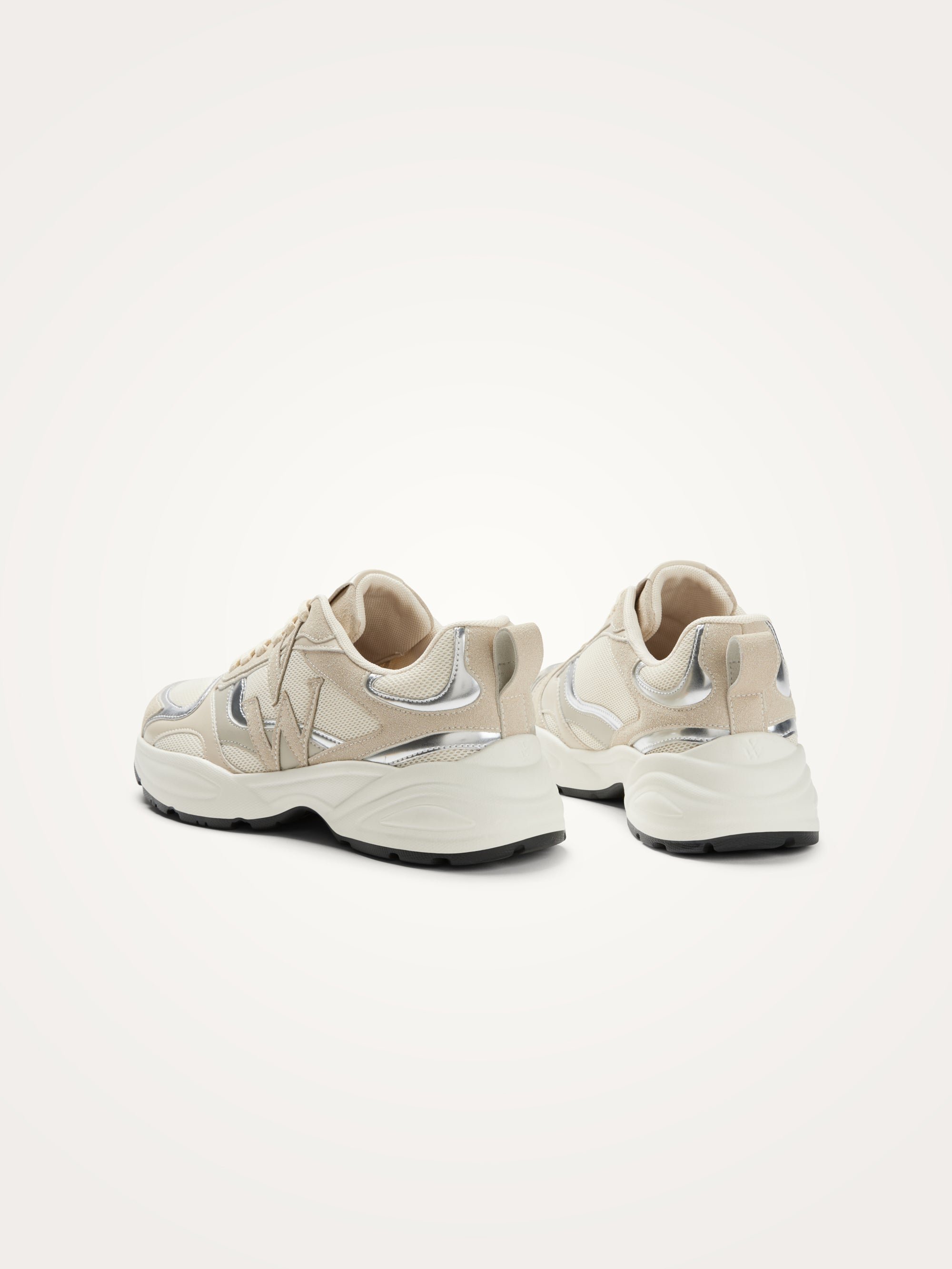 Low-top mesh sneakers VANESSA WU Beige