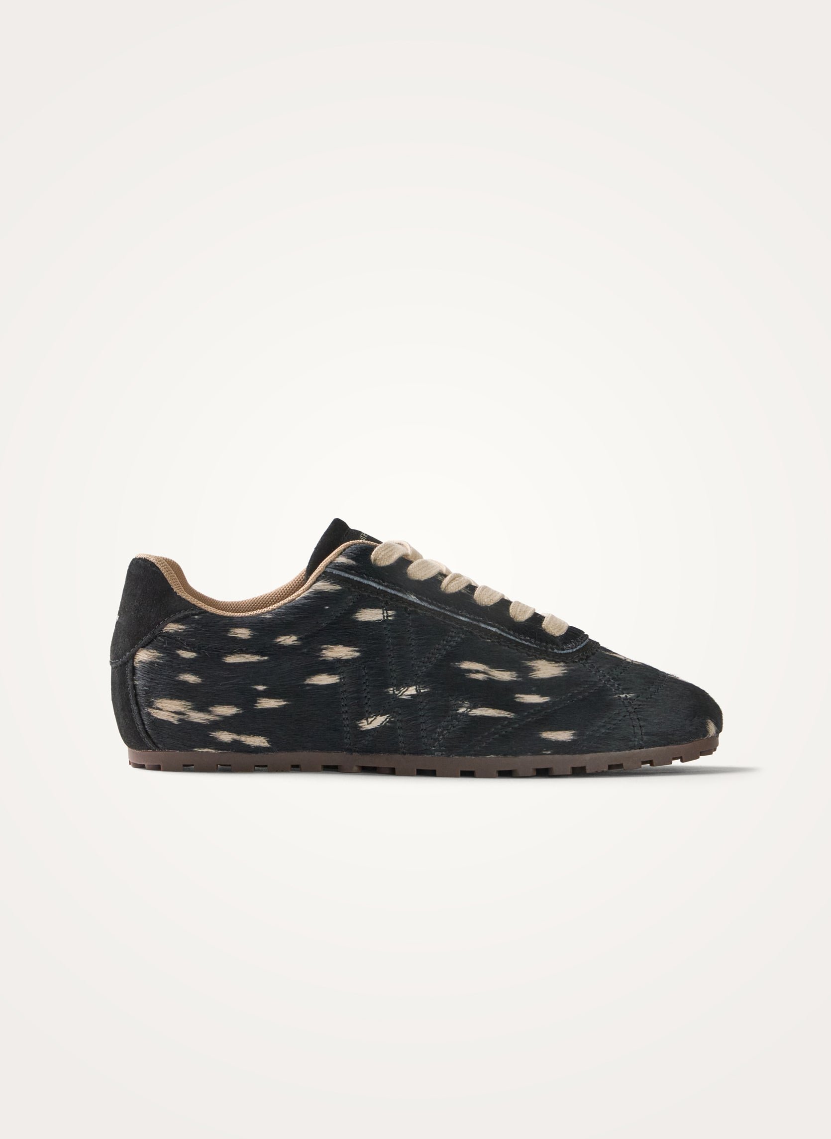 Sneakers with monogram sewn on a thin grooved sole VANESSA WU
