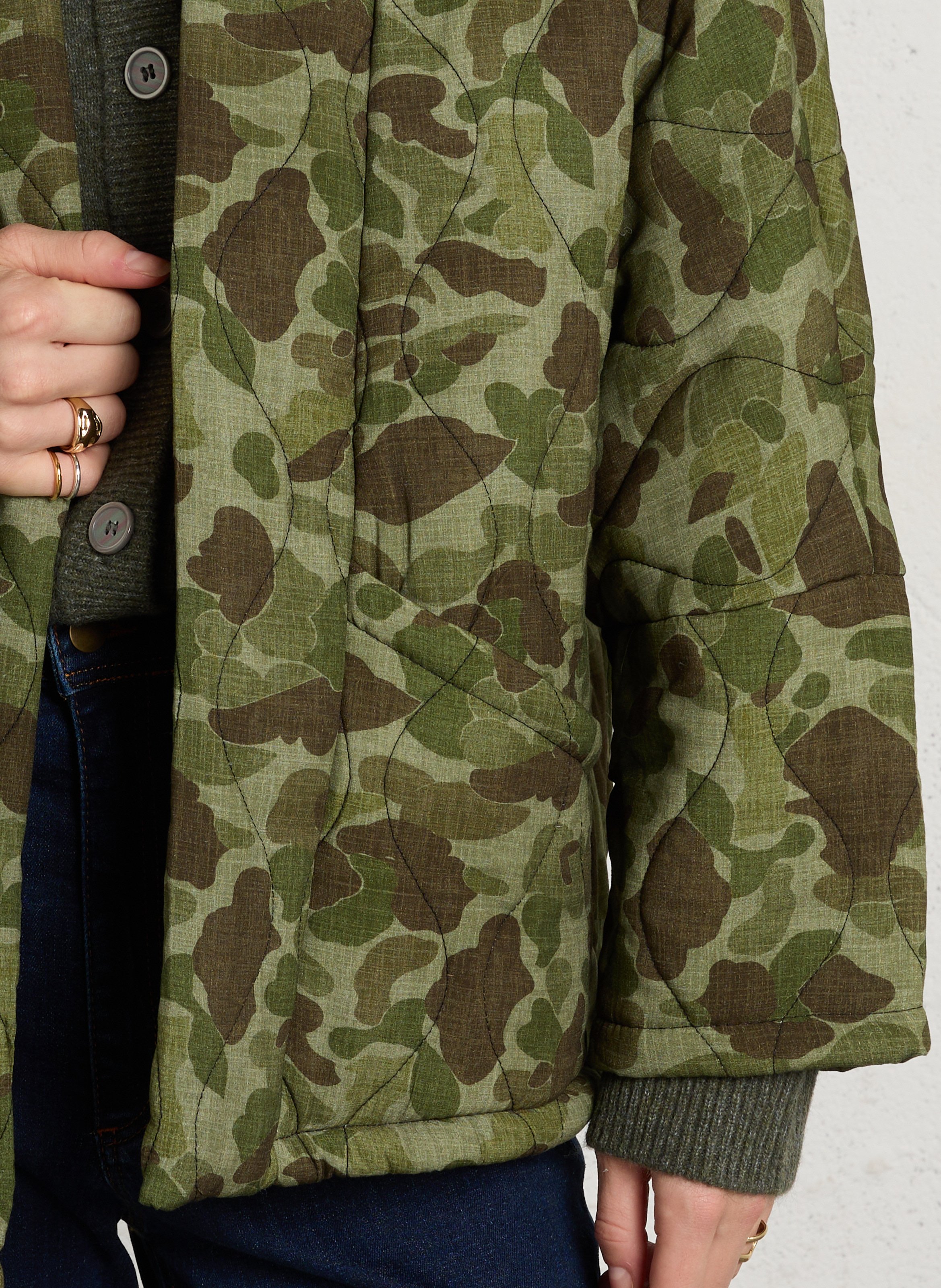 Schalkragenjacke AOKYANOS Khaki