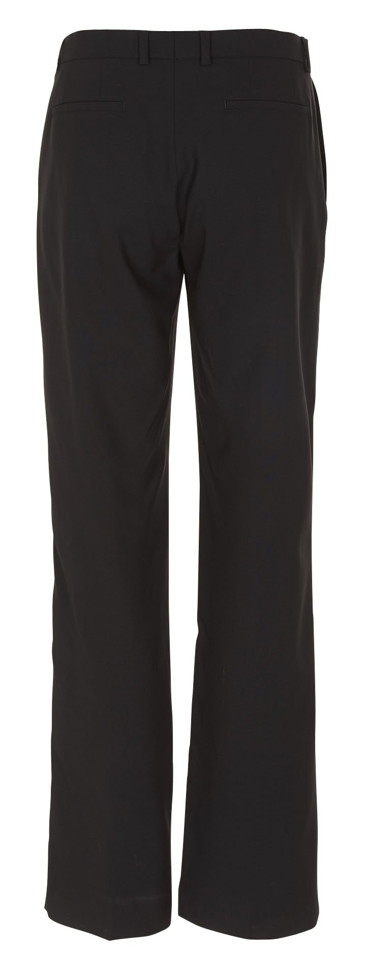 Rechte pantalon van wol Quesito SWILDENS Zwart