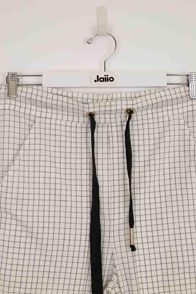 Cotton carrot pants LAURENCE BRAS - Seconde Main White