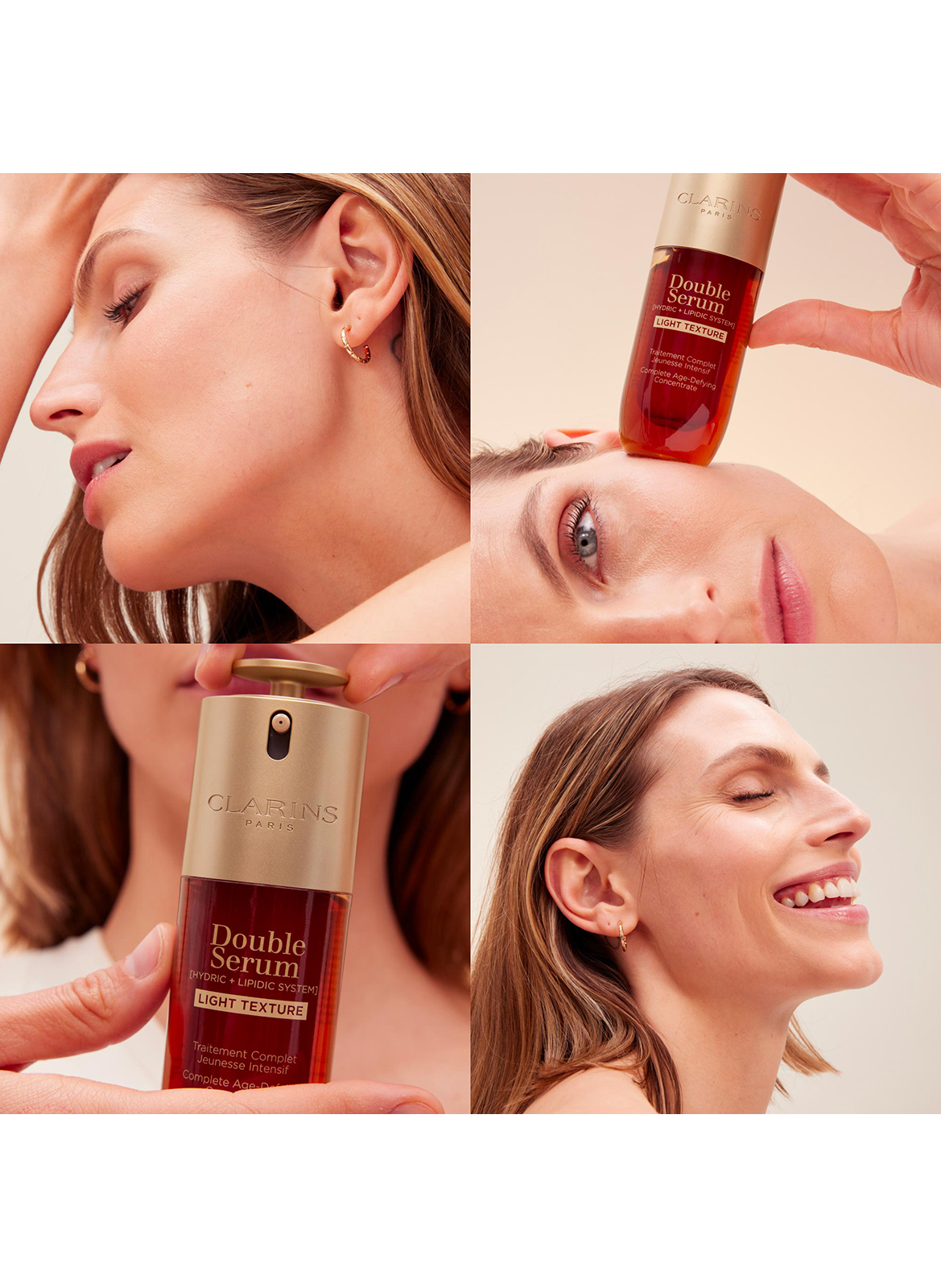 Double Serum Light Texture Sérum anti-âge texture légère  CLARINS No color