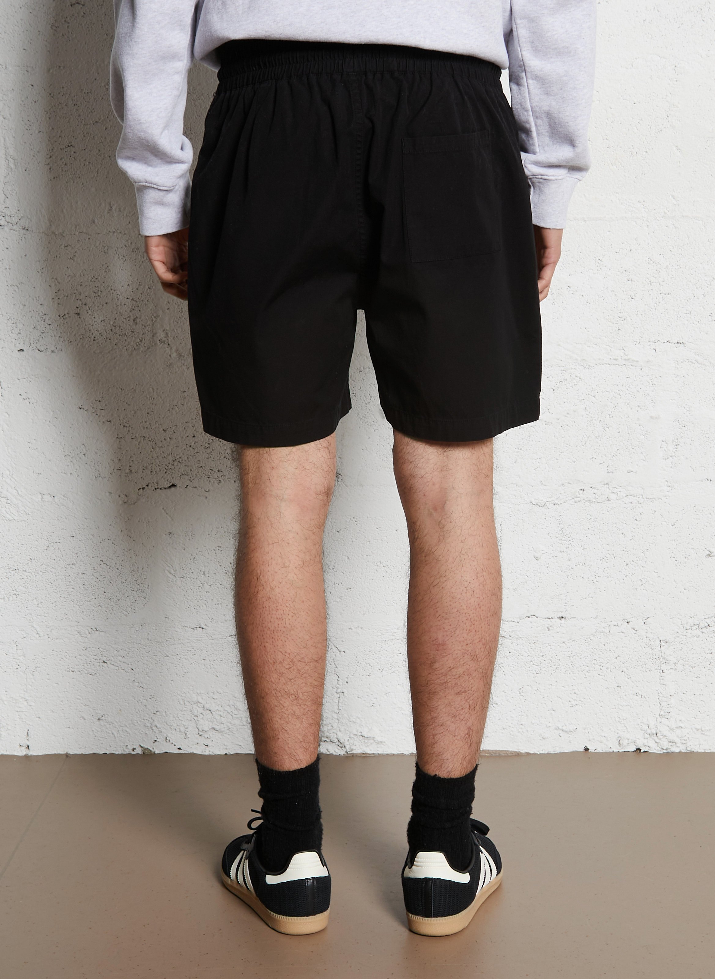 Regular-fit organic cotton shorts COLORFUL STANDARD Black