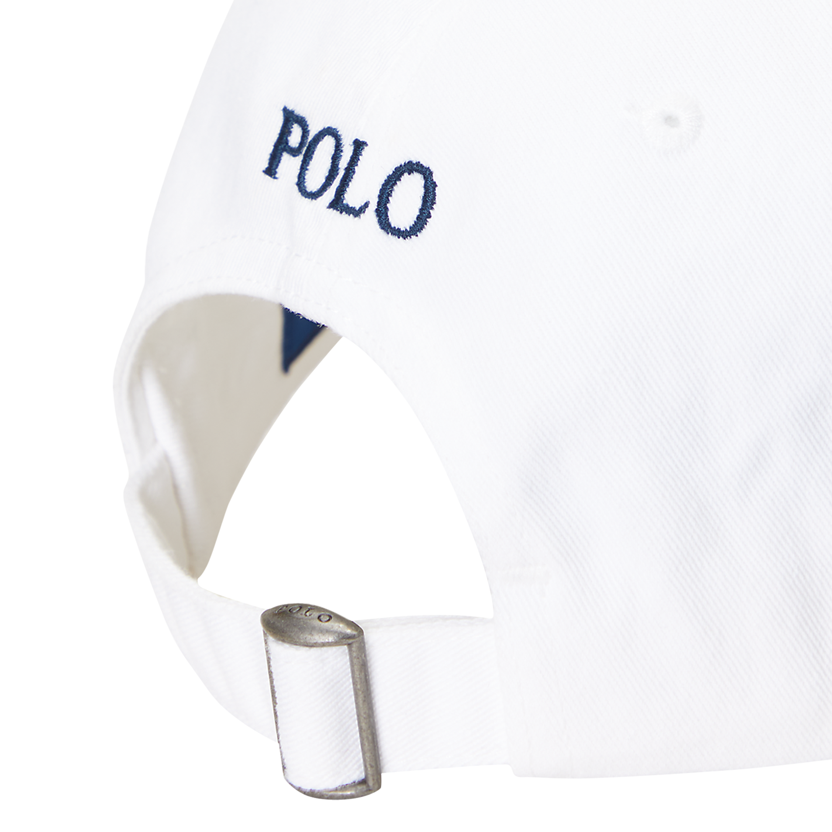 Casquette logo brodé en coton POLO RALPH LAUREN Blanc