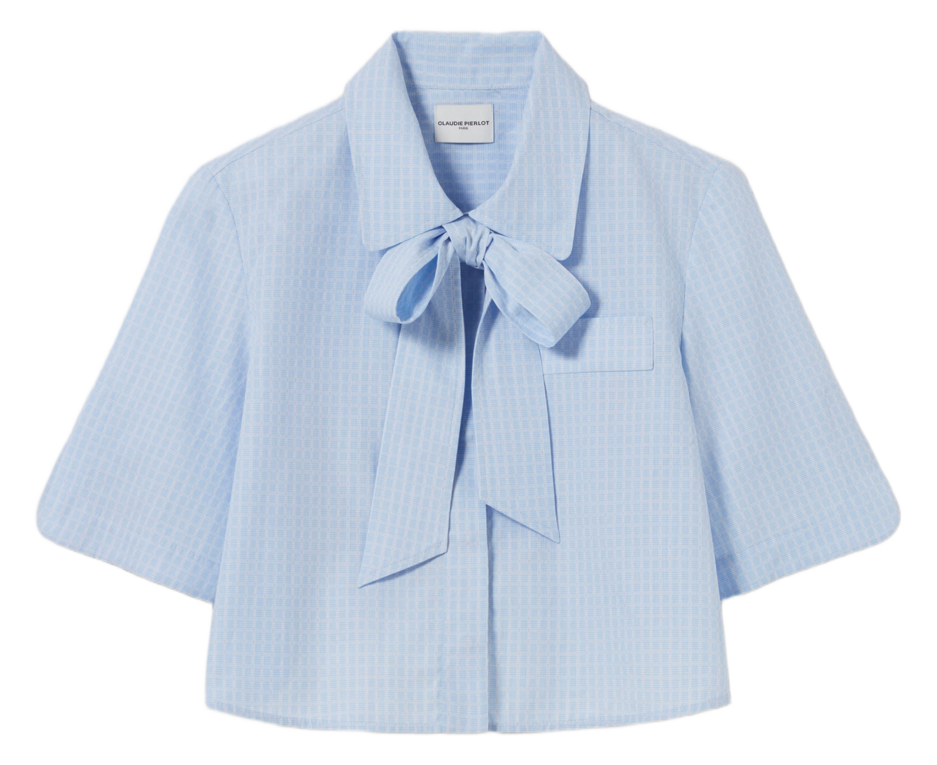 Short cotton checked shirt CLAUDIE PIERLOT Multicolored