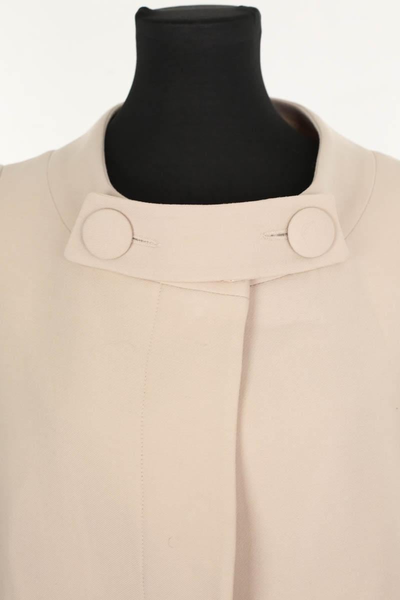 Voile and crochet dress TARA JARMON - Seconde Main Beige