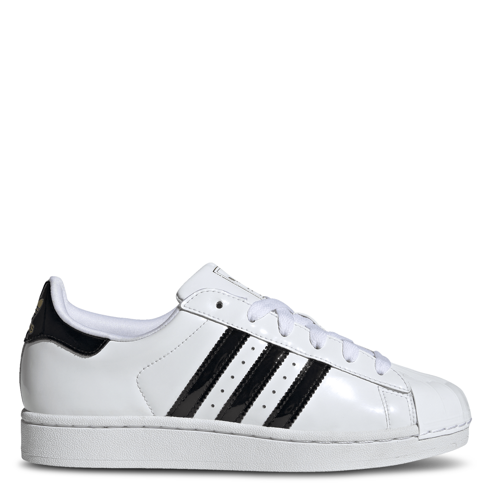 Baskets basses en cuir ADIDAS Blanc