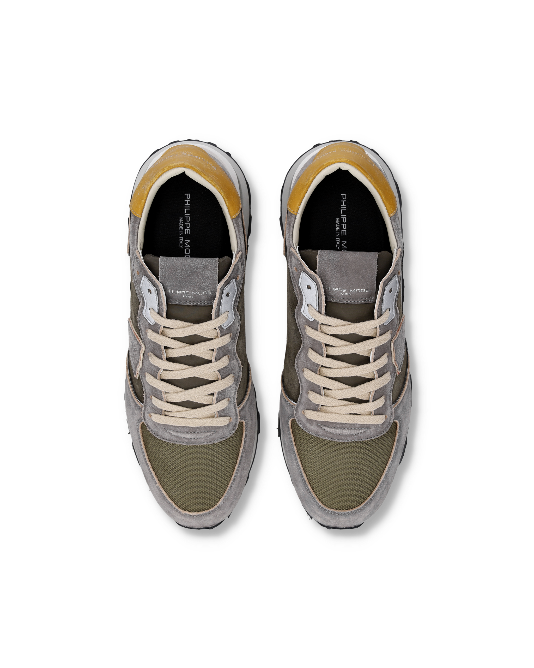 High-top running sneakers PHILIPPE MODEL Green