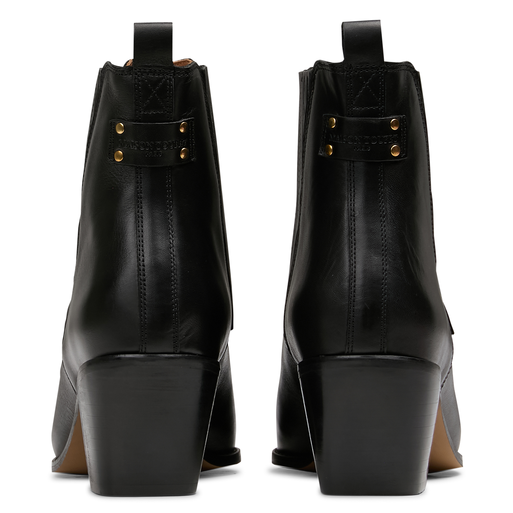 Laarzen en leer MAISON TOUFET Zwart