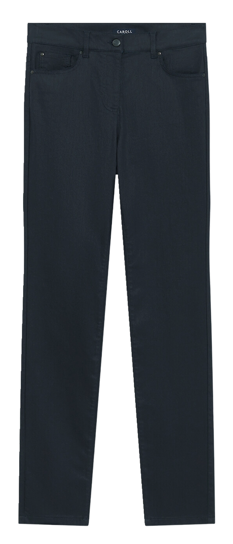Cotton-mix slim trousers CAROLL Blue