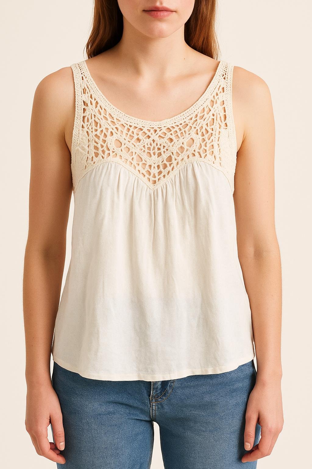 Top & tank top COMPTOIR DES COTONNIERS - Seconde main White