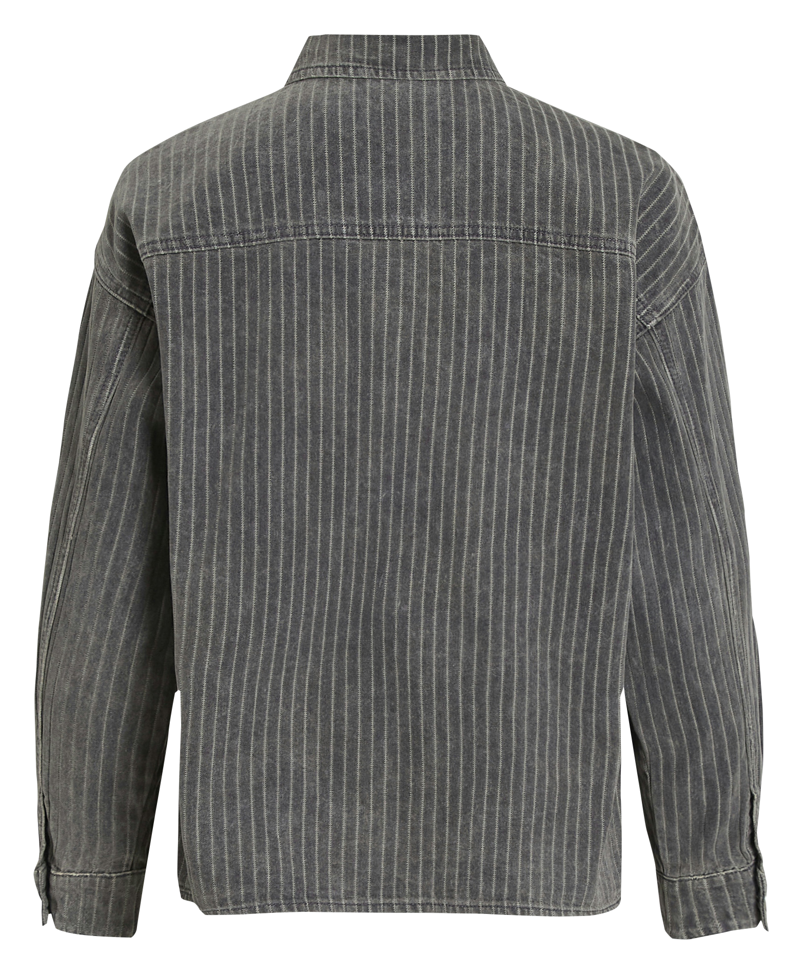 Chemise col classique en coton VILA Gris