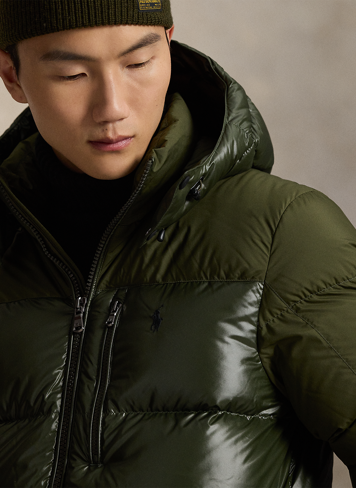 Doudoune à capuche POLO RALPH LAUREN Vert