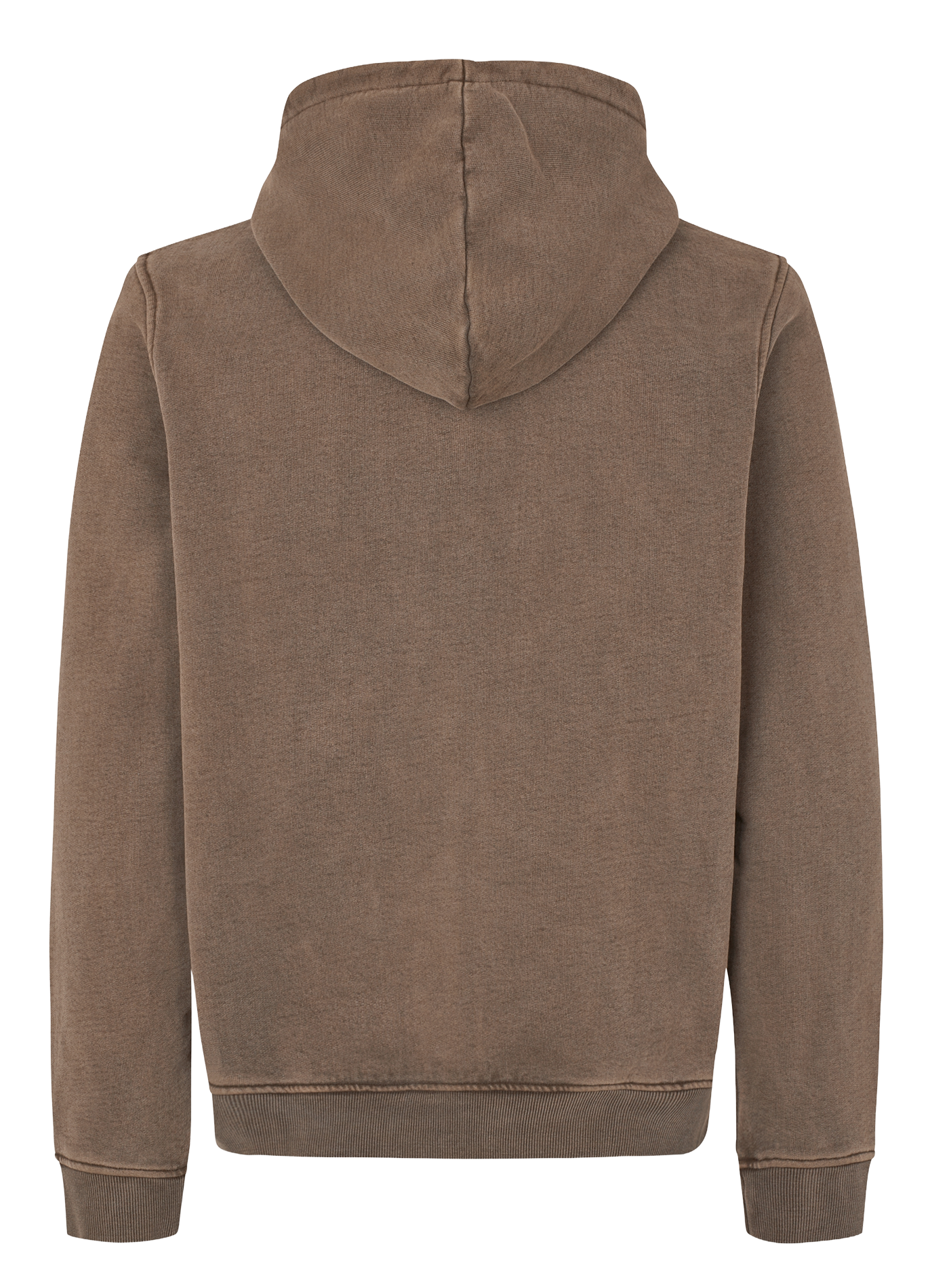 Sweat col rond en coton bio mélangé SAMSOE SAMSOE Marron