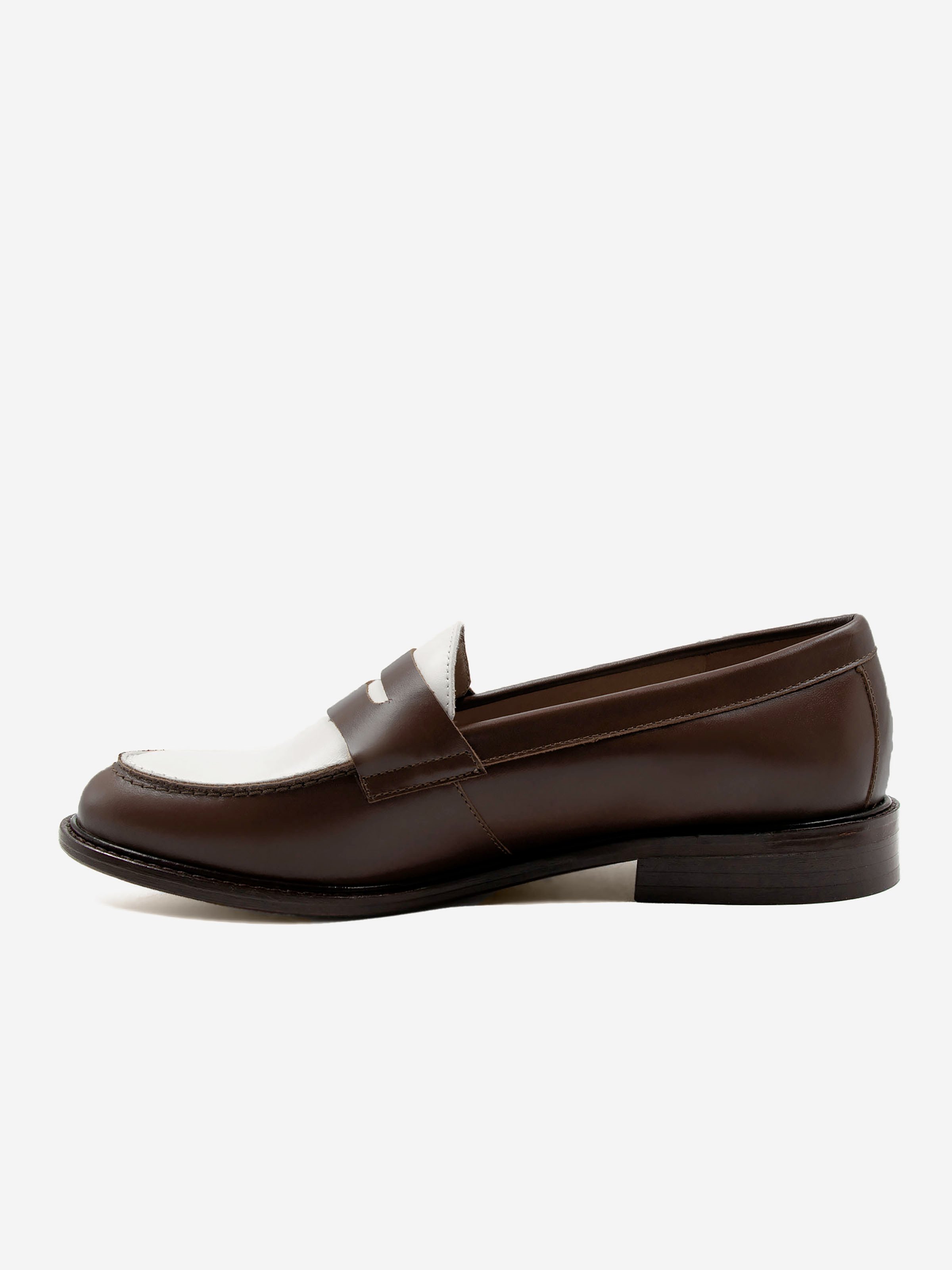 Leather loafers JULES & JENN Brown