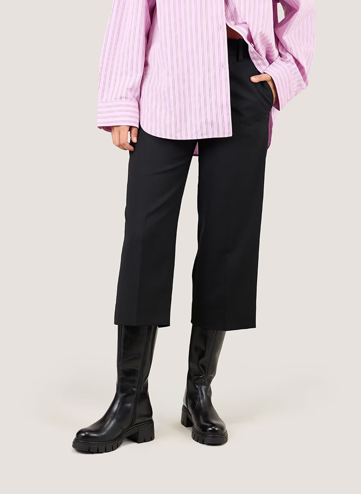 Bottes en cuir JONAK Noir