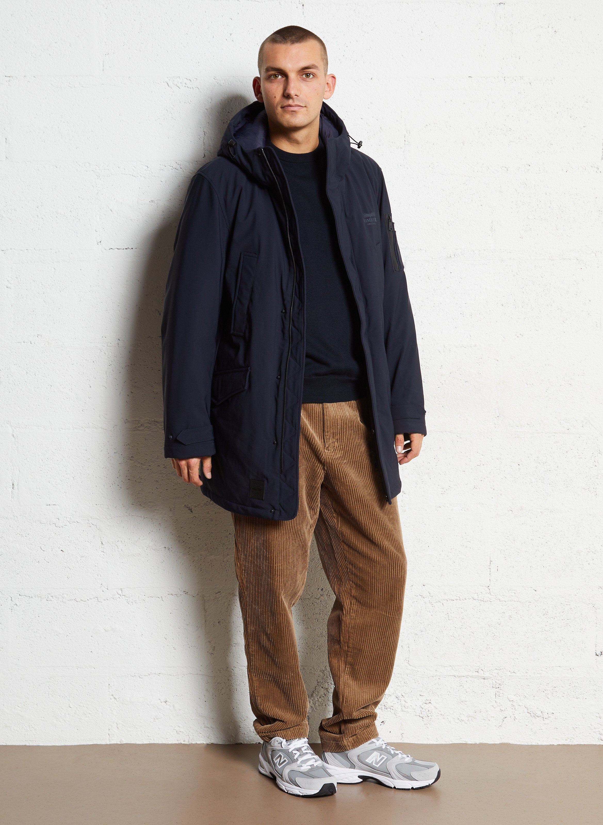 Parka à capuche BOMBERS ORIGINAL Bleu