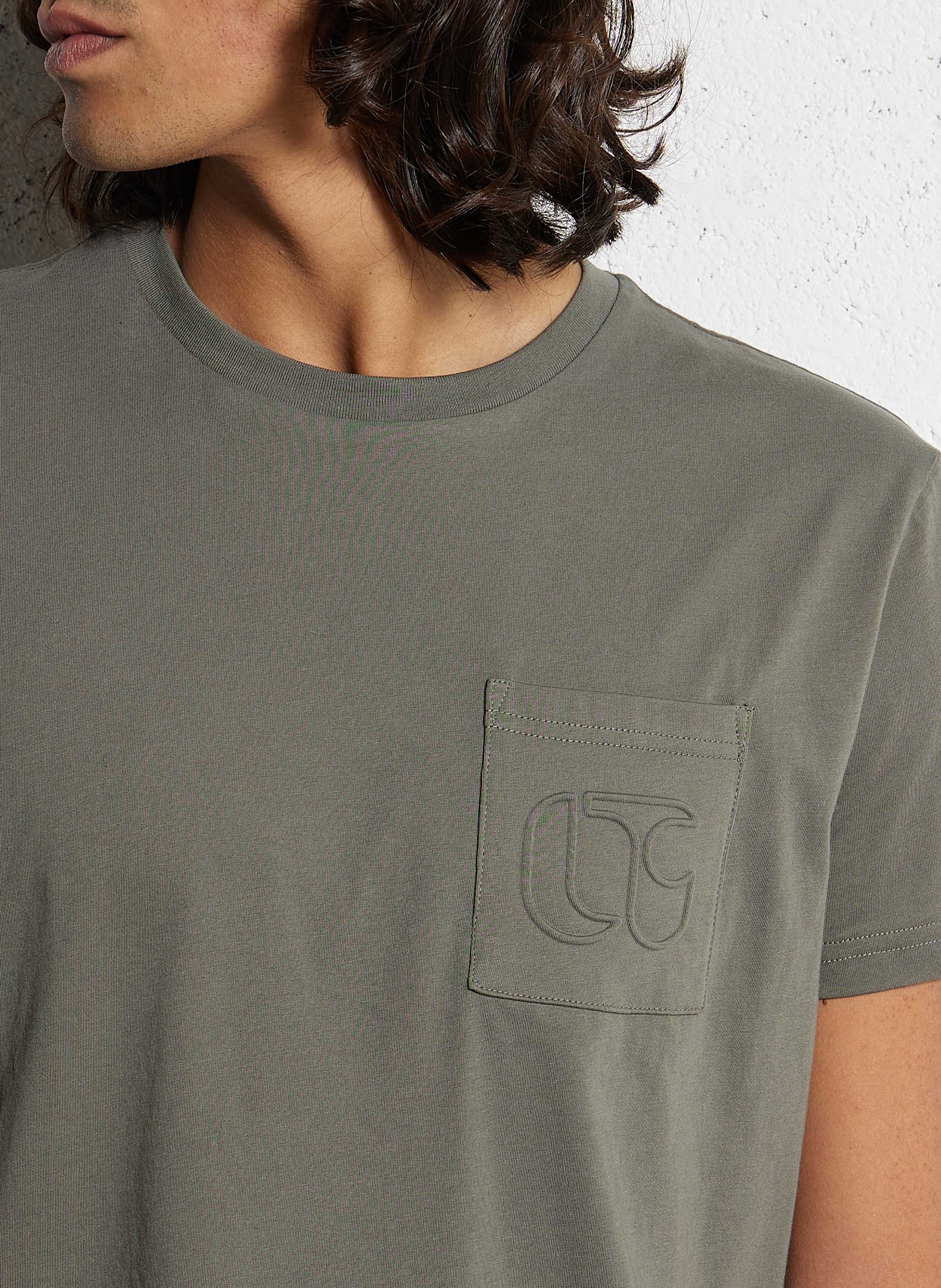 Maglietta girocollo dritta unita LE TEMPS DES CERISES Verde