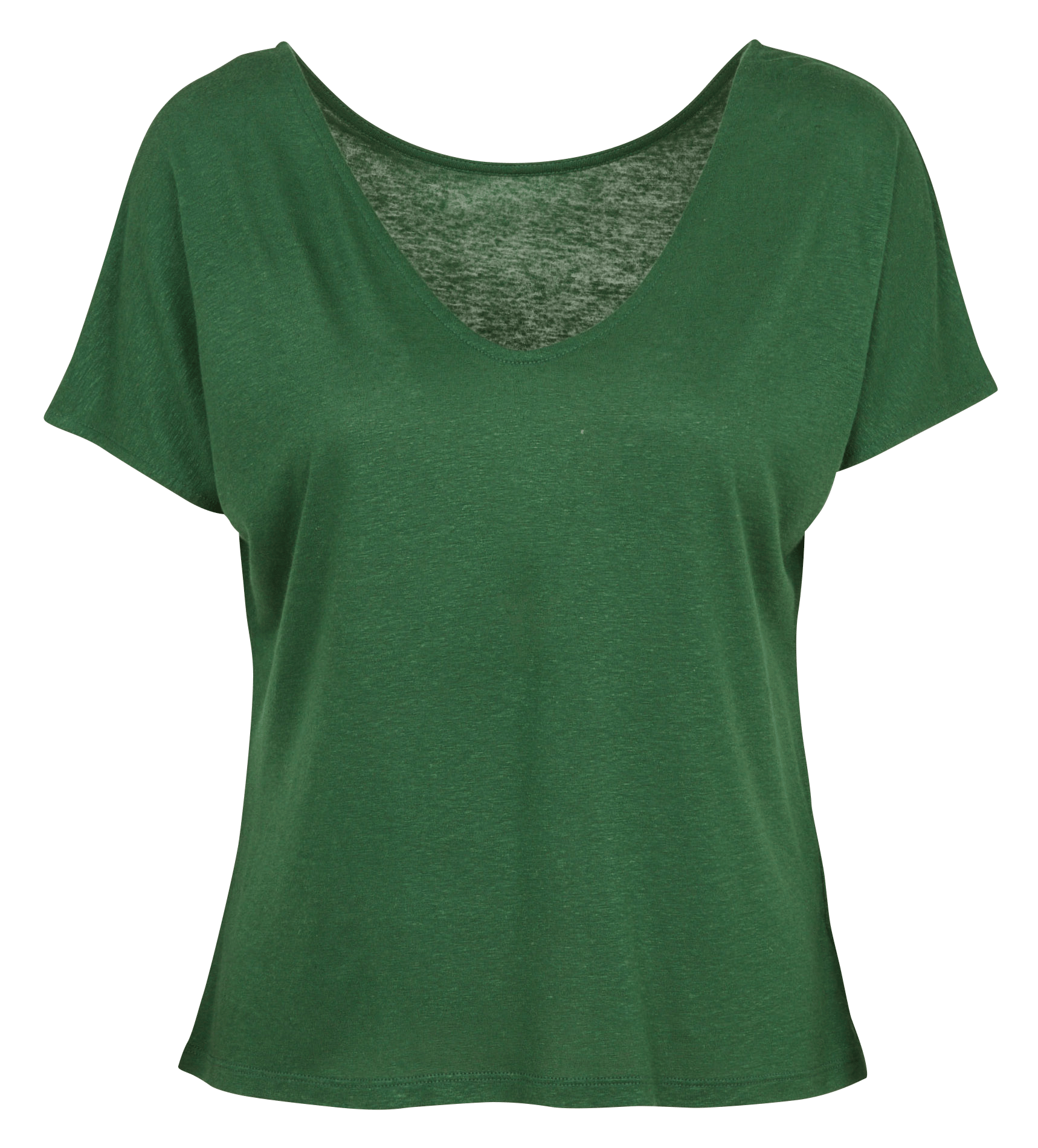 Tee-shirt manche courtes fluide uni NICE THINGS Vert