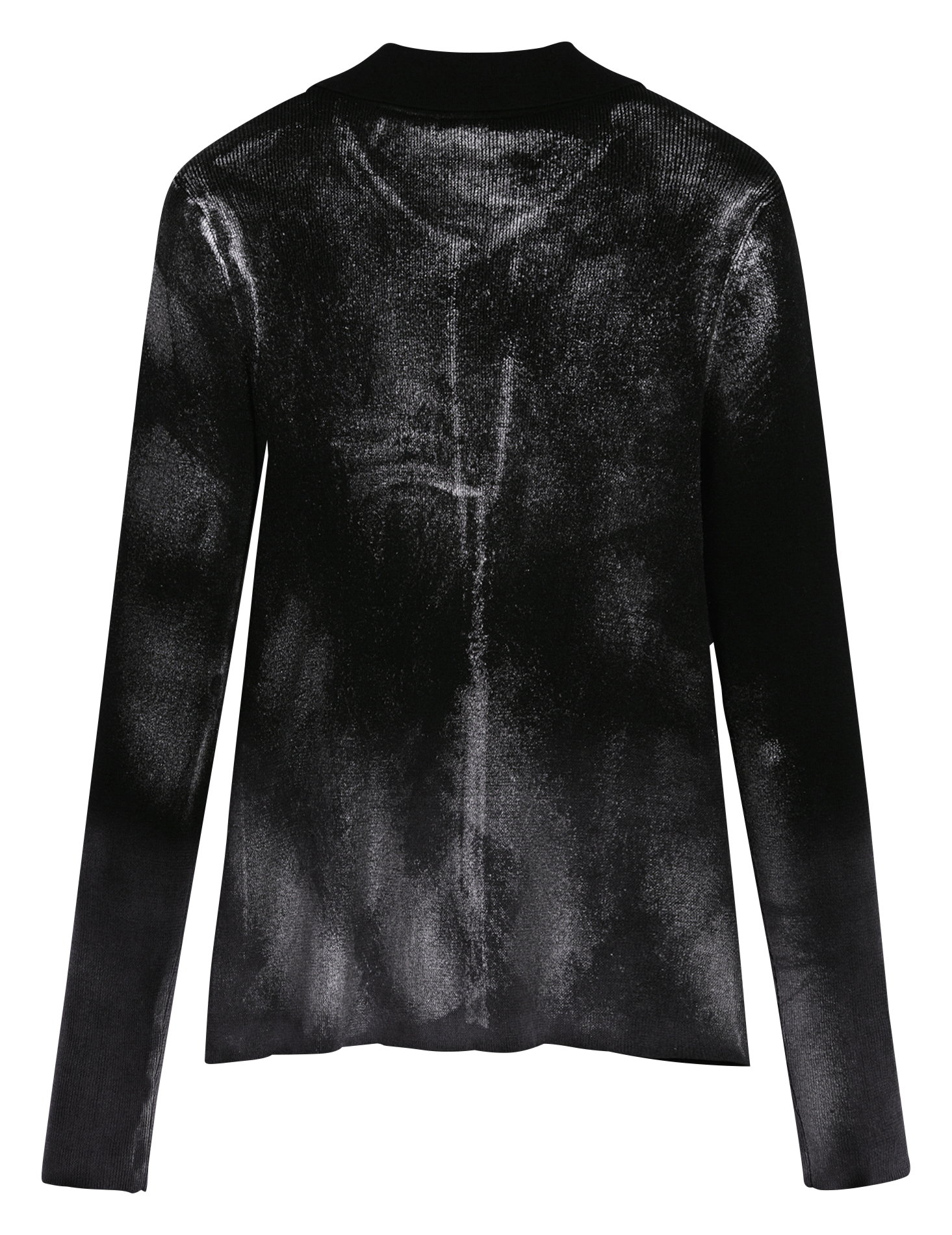 Chemise droite col classique imprimée DESIGUAL Noir