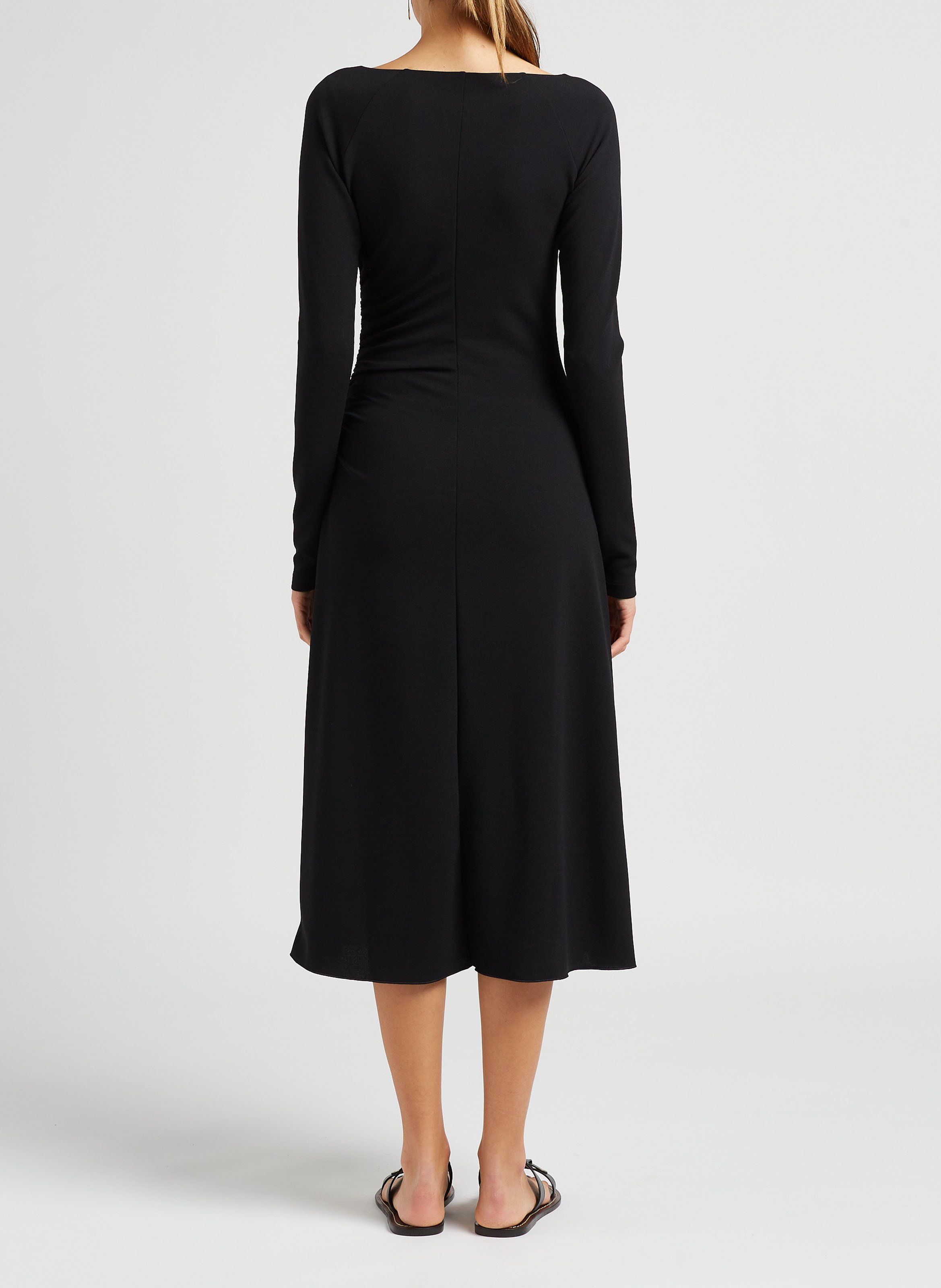 Robe midi col bateau MAX&Co. Noir