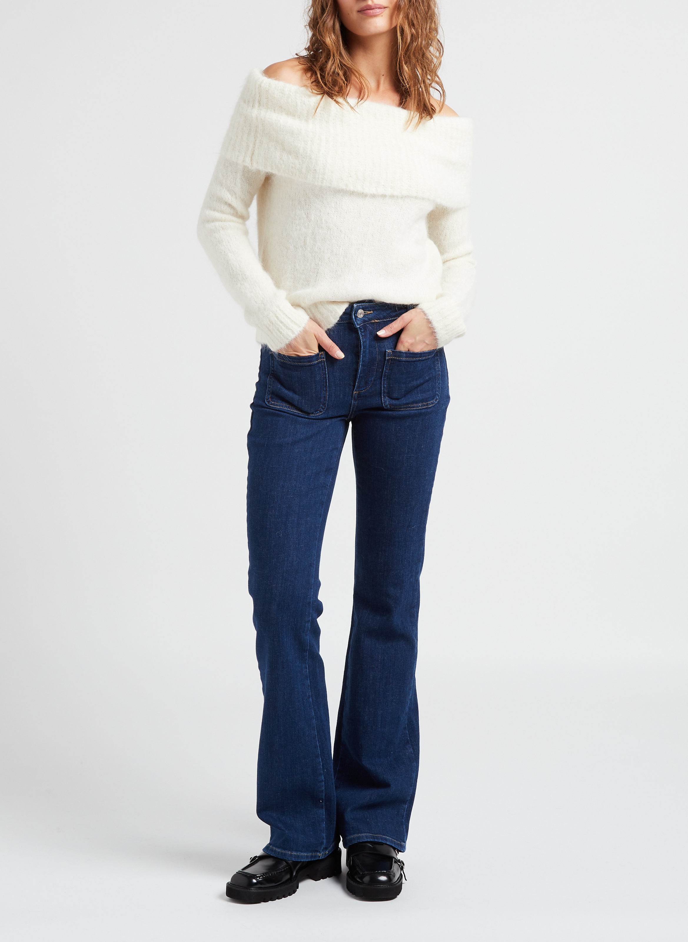 Rechte jeans | katoenblend BA&SH Blauw
