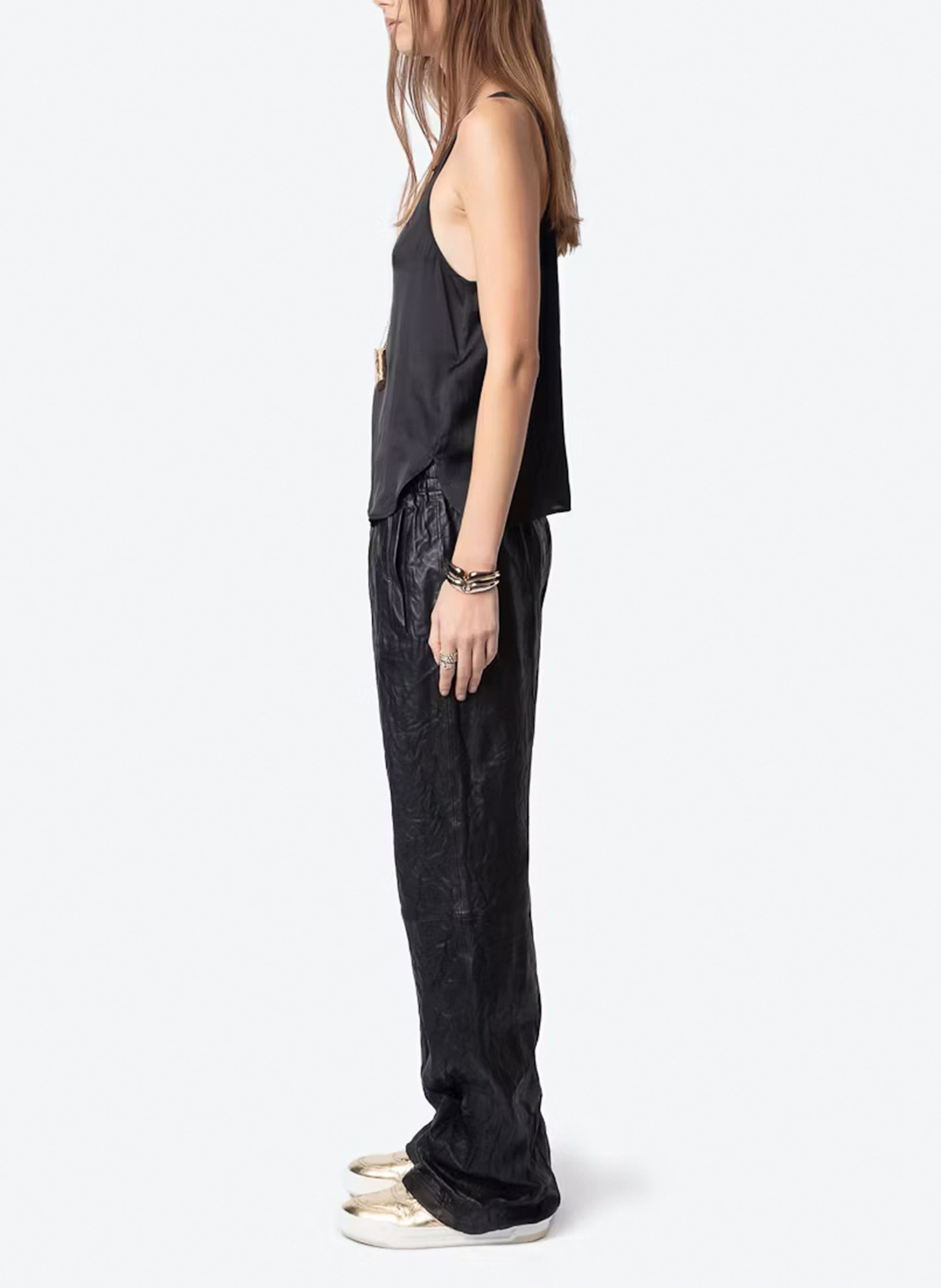 Satijnen rechte top ZADIG&VOLTAIRE Zwart