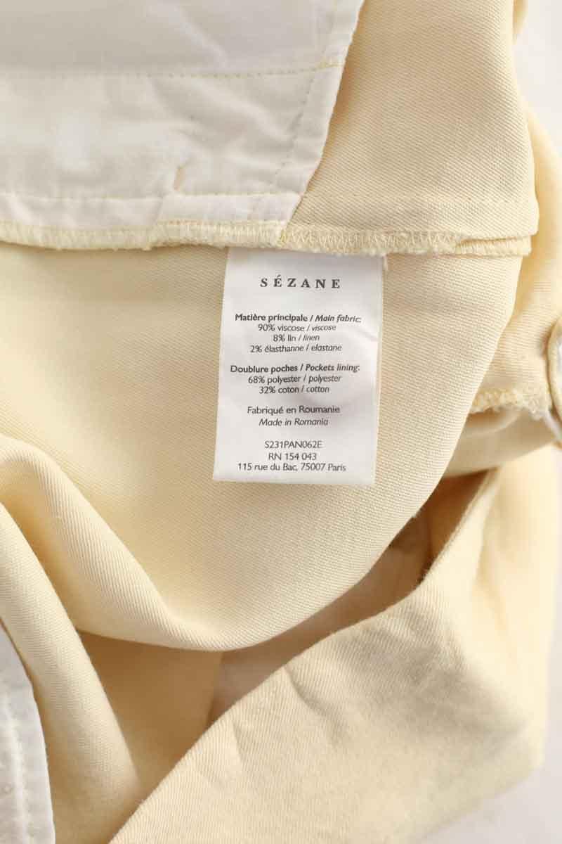 Pantalon large SEZANE - Seconde main Beige