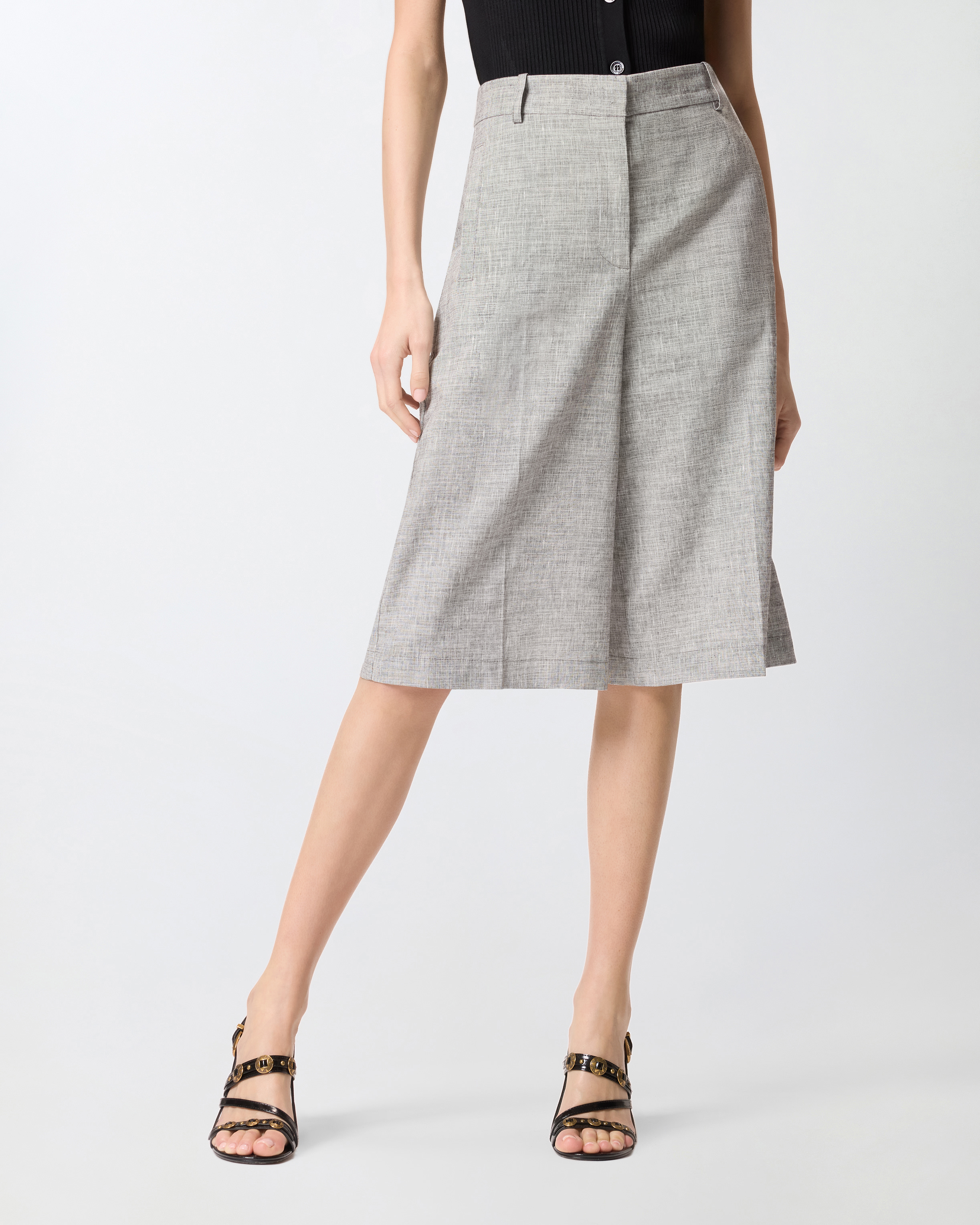 Flame Bermuda with prominent fold PINKO Multicolored