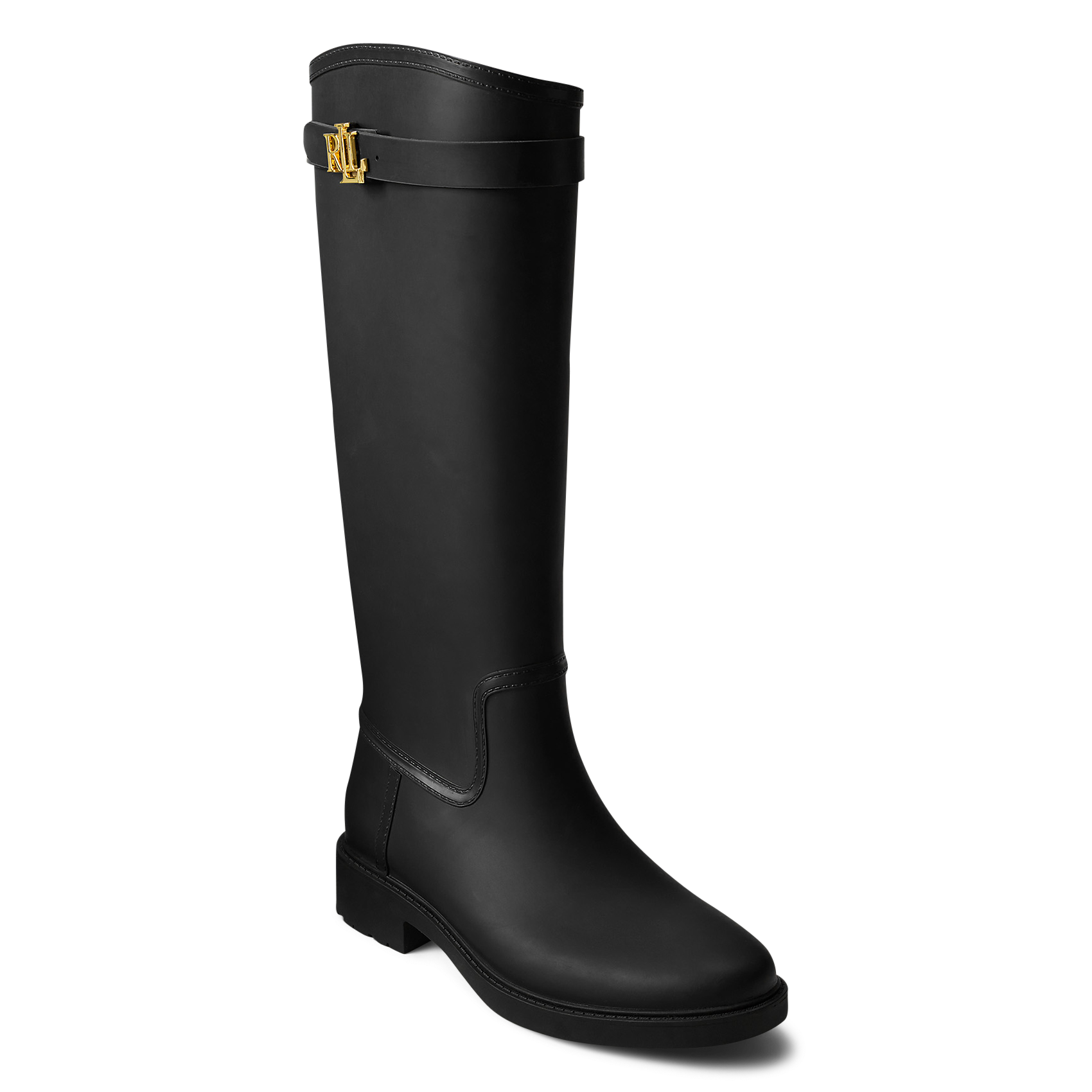 Bottes de pluie unies LAUREN RALPH LAUREN Noir