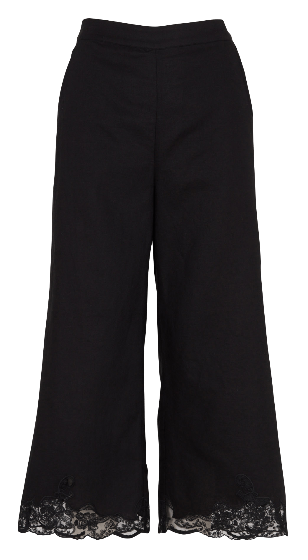 Hose aus Leinen und Baumwollmischung SUD EXPRESS Schwarz