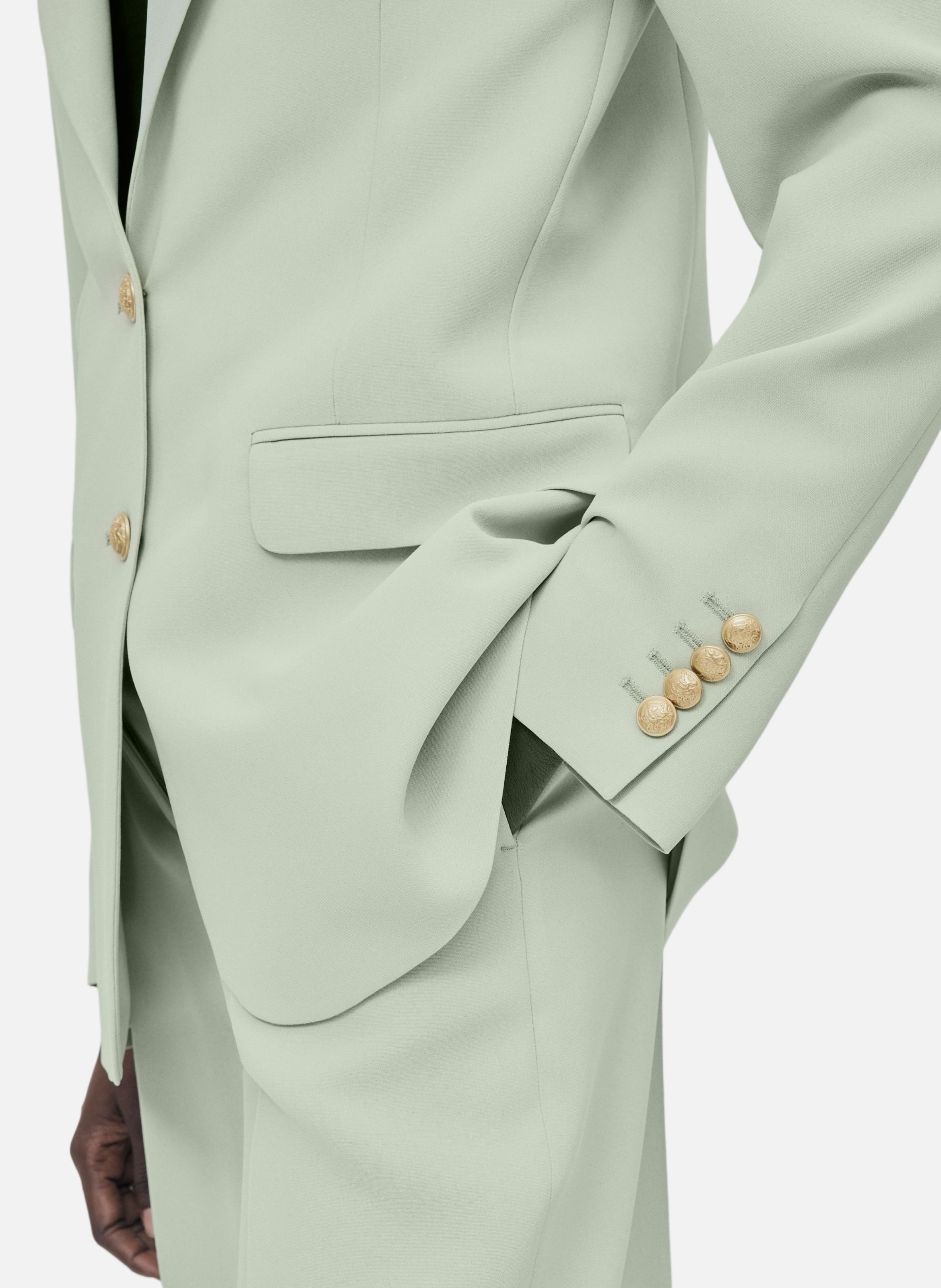 Straight suit jacket THE KOOPLES Green