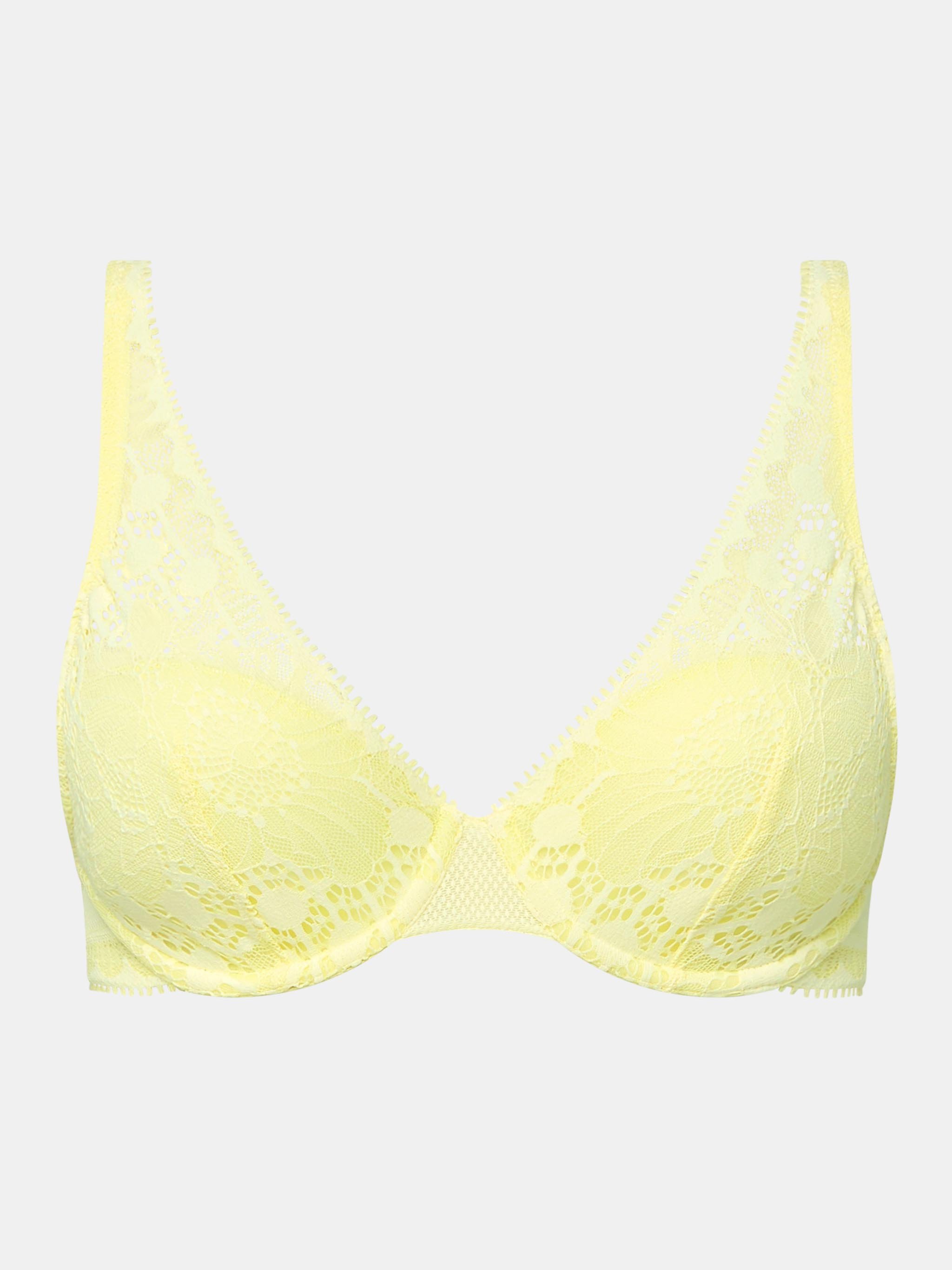 Plunge spacer bra CHANTELLE Yellow