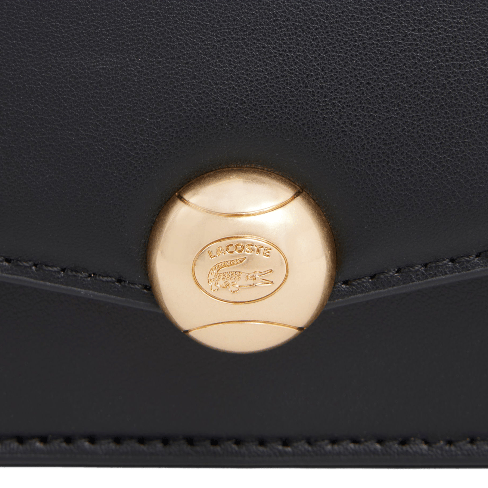 Tennis Bliss Umhängetasche aus Leder LACOSTE Schwarz