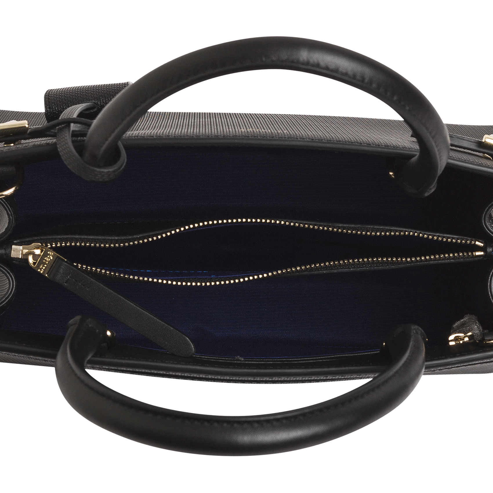 Leather handbag LE TANNEUR Black