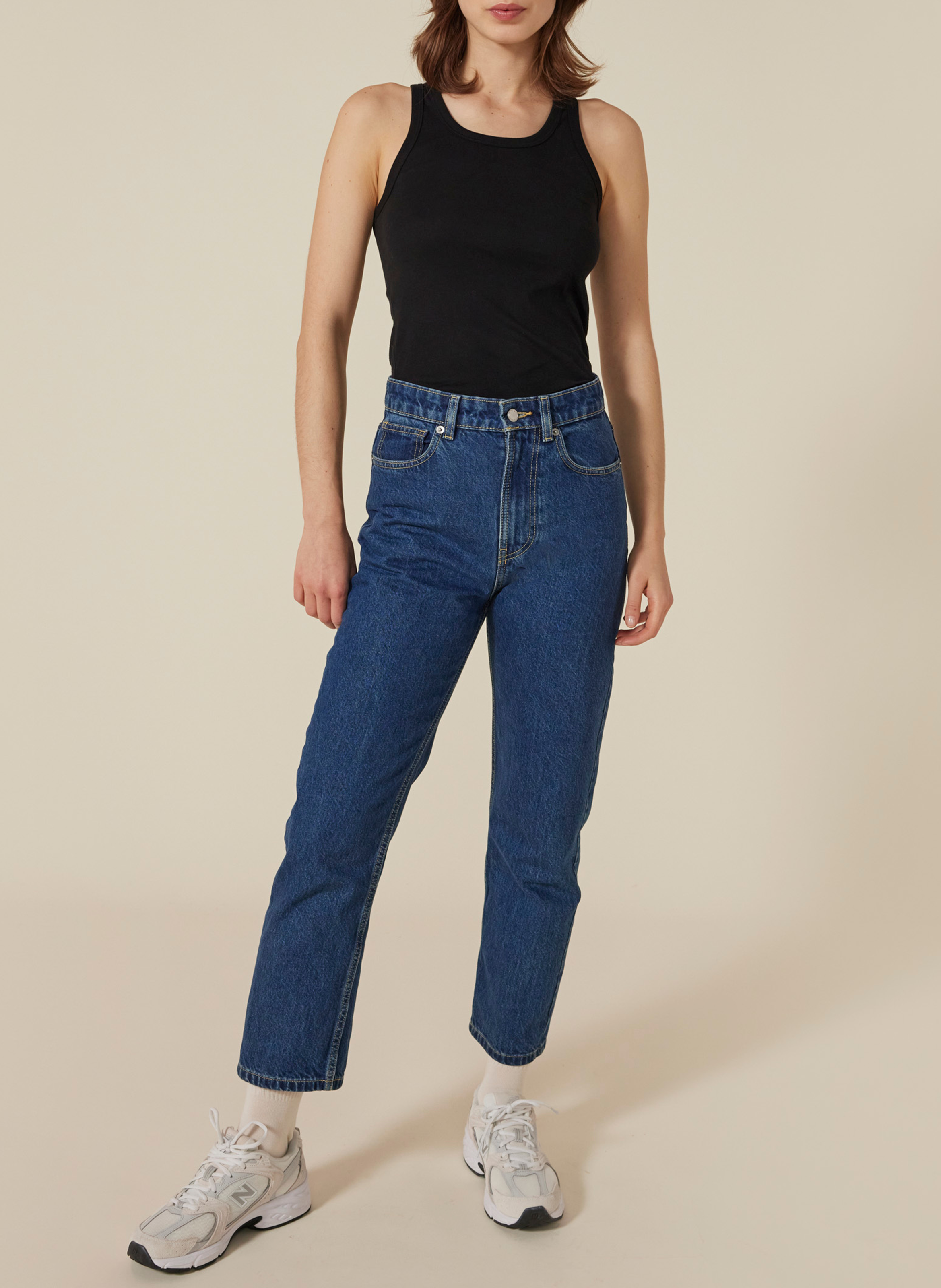 Débardeur ajusté en coton  PETIT BATEAU Noir