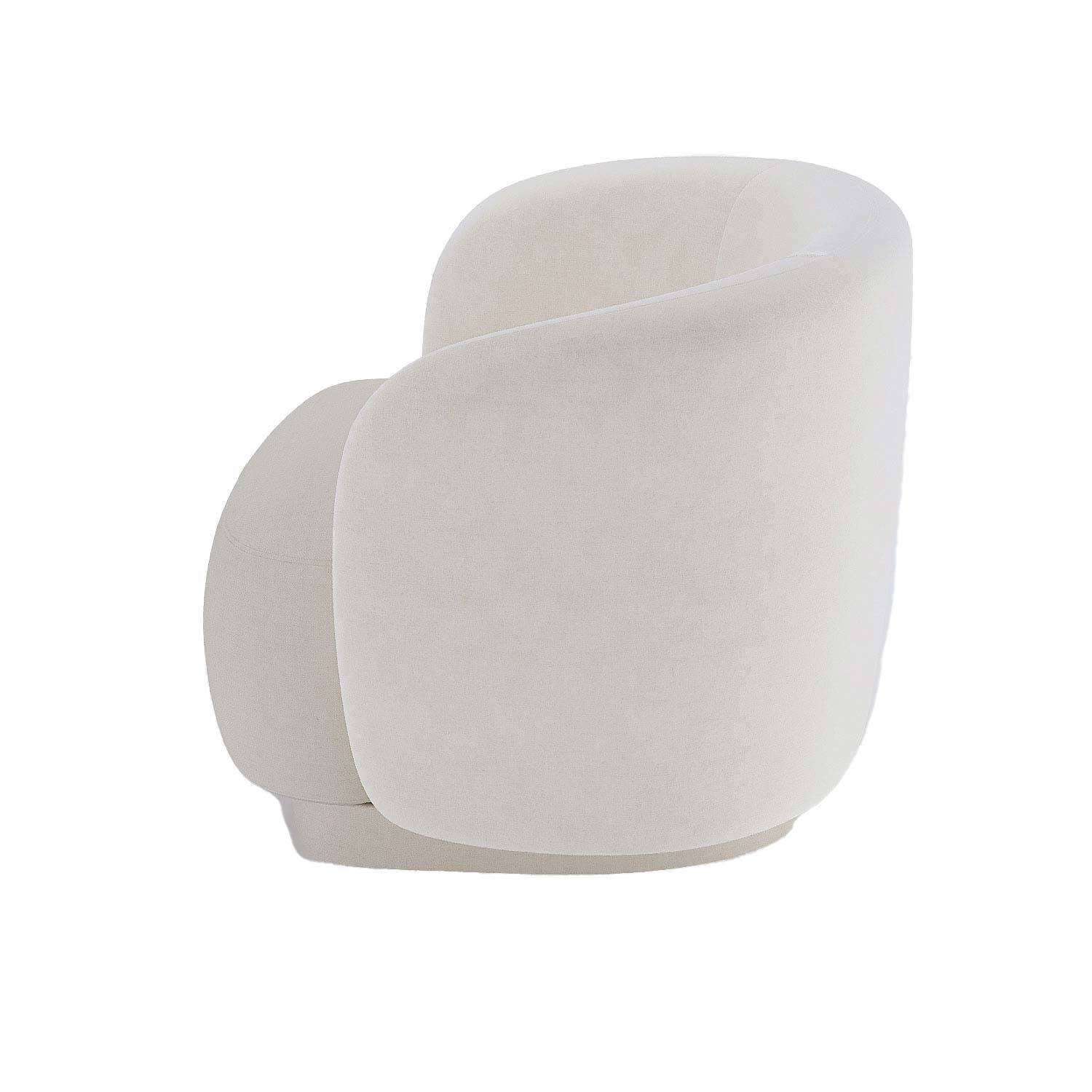 Bouclé armchair POTIRON PARIS Beige