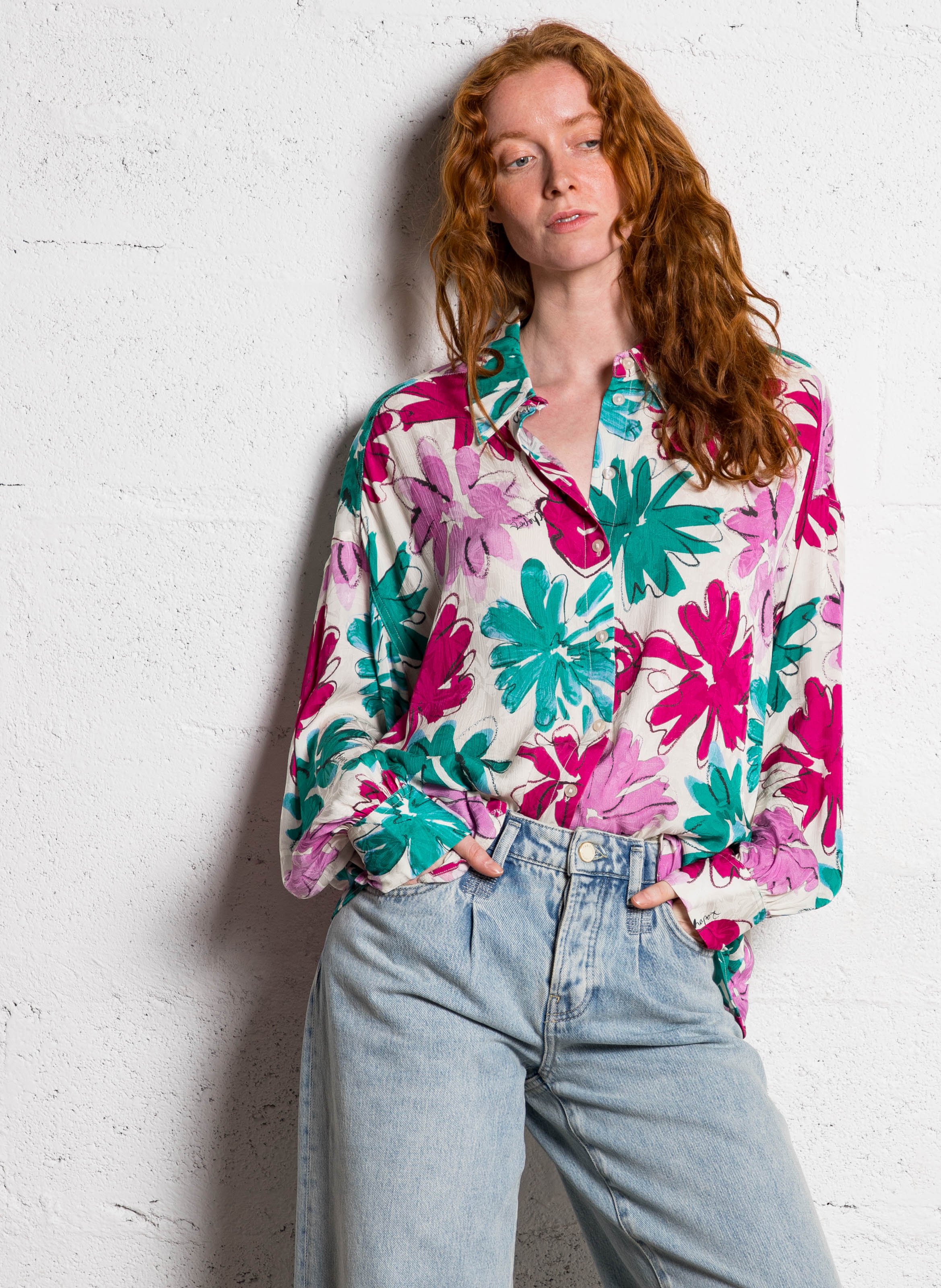 Chemise col classique  FABIENNE CHAPOT Multicolore