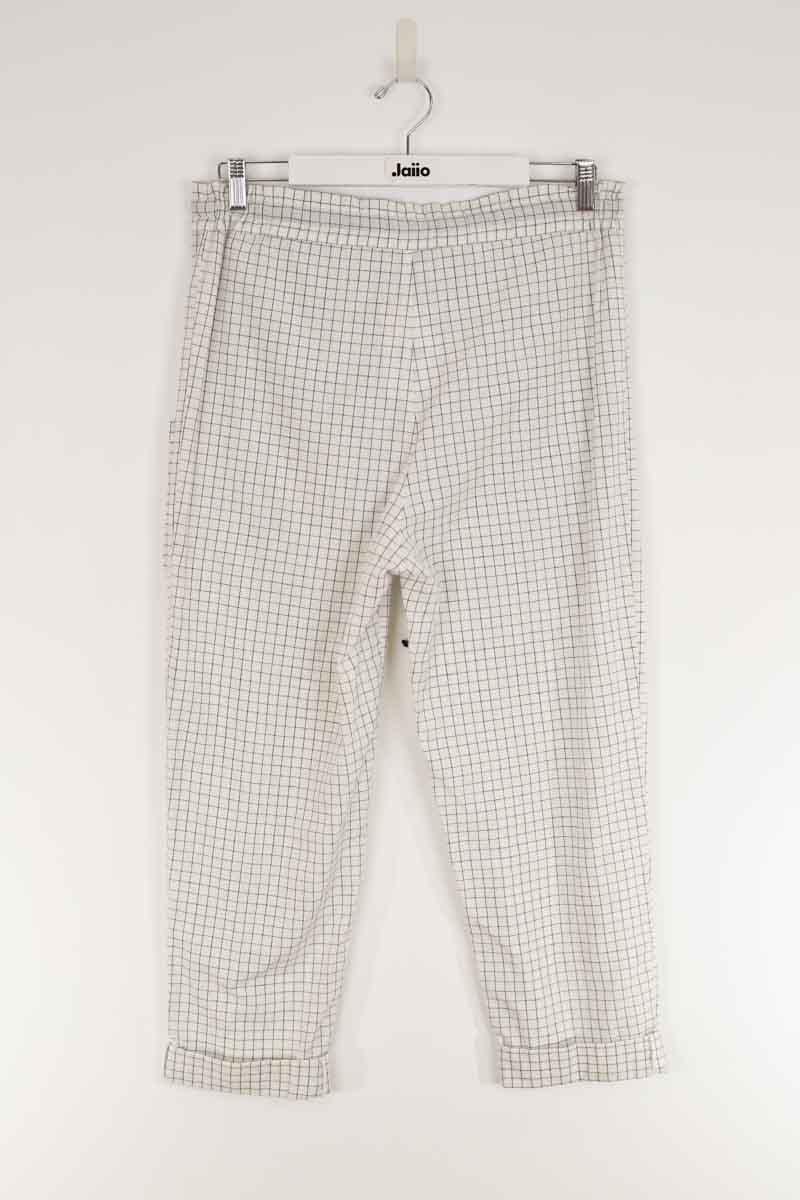 Cotton carrot pants LAURENCE BRAS - Seconde Main White