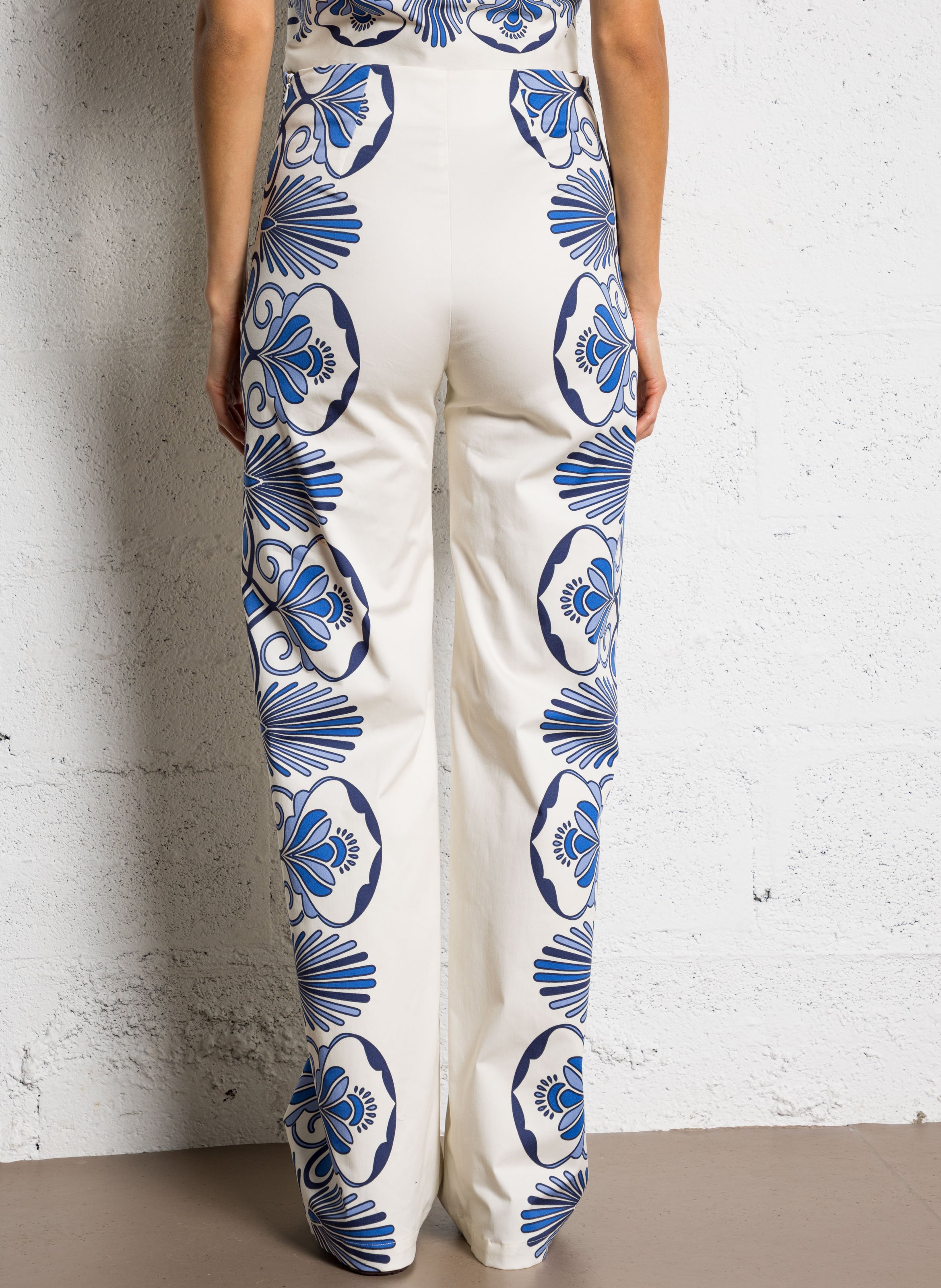 Wide cotton trousers  SOPHIE+LUCIE Beige