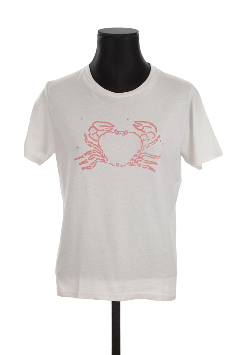 Cotton T-shirt SEZANE - Seconde main White